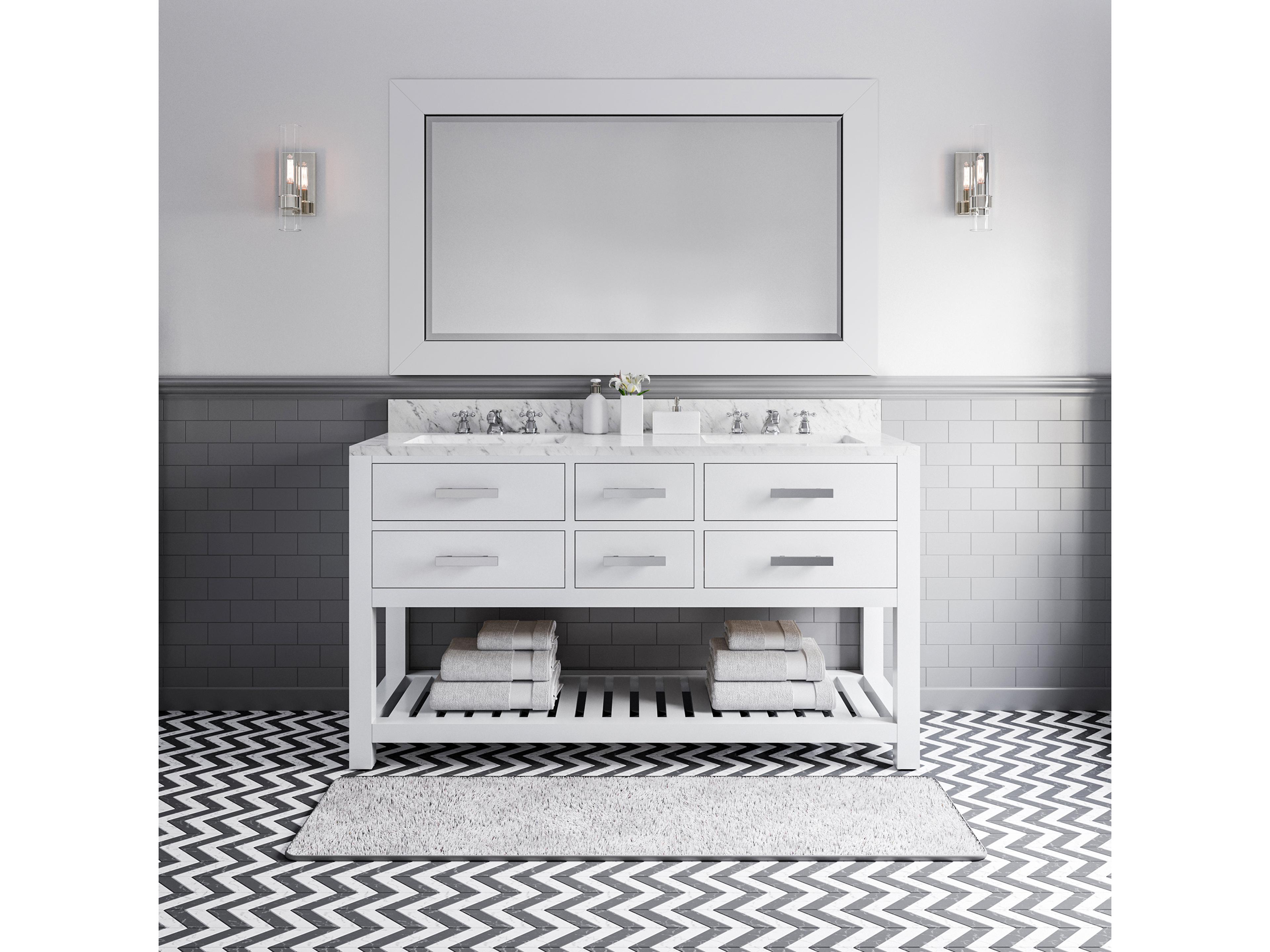 Water Creation Madalyn Chrome Vanity