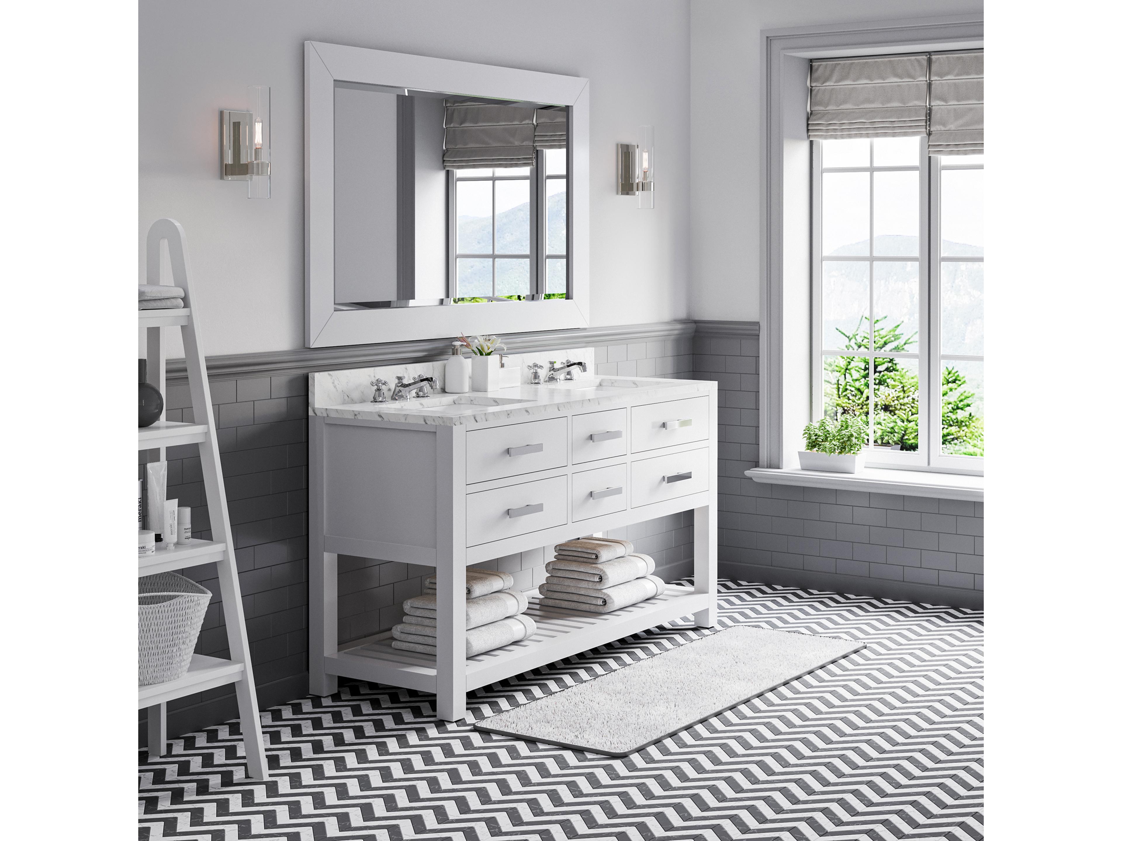 Water Creation Madalyn Chrome Vanity