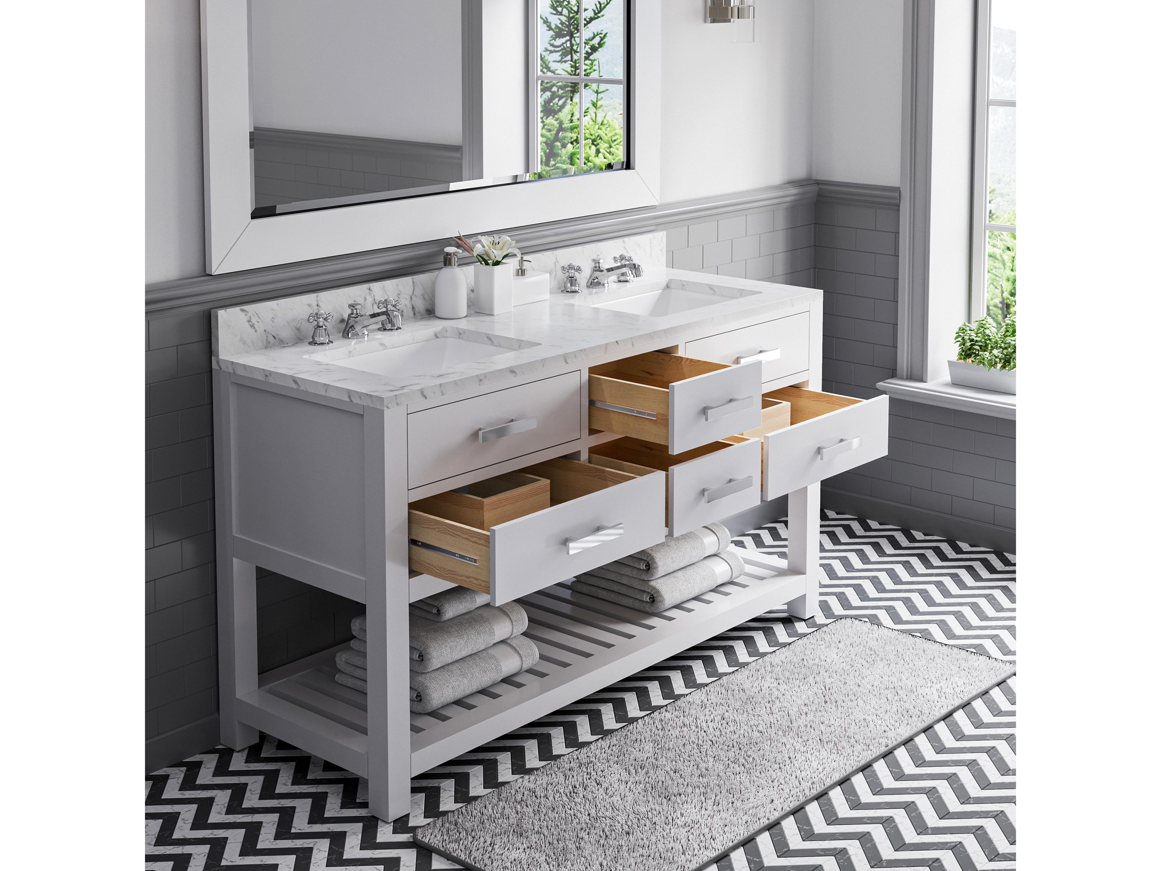 Water Creation Madalyn Chrome Vanity