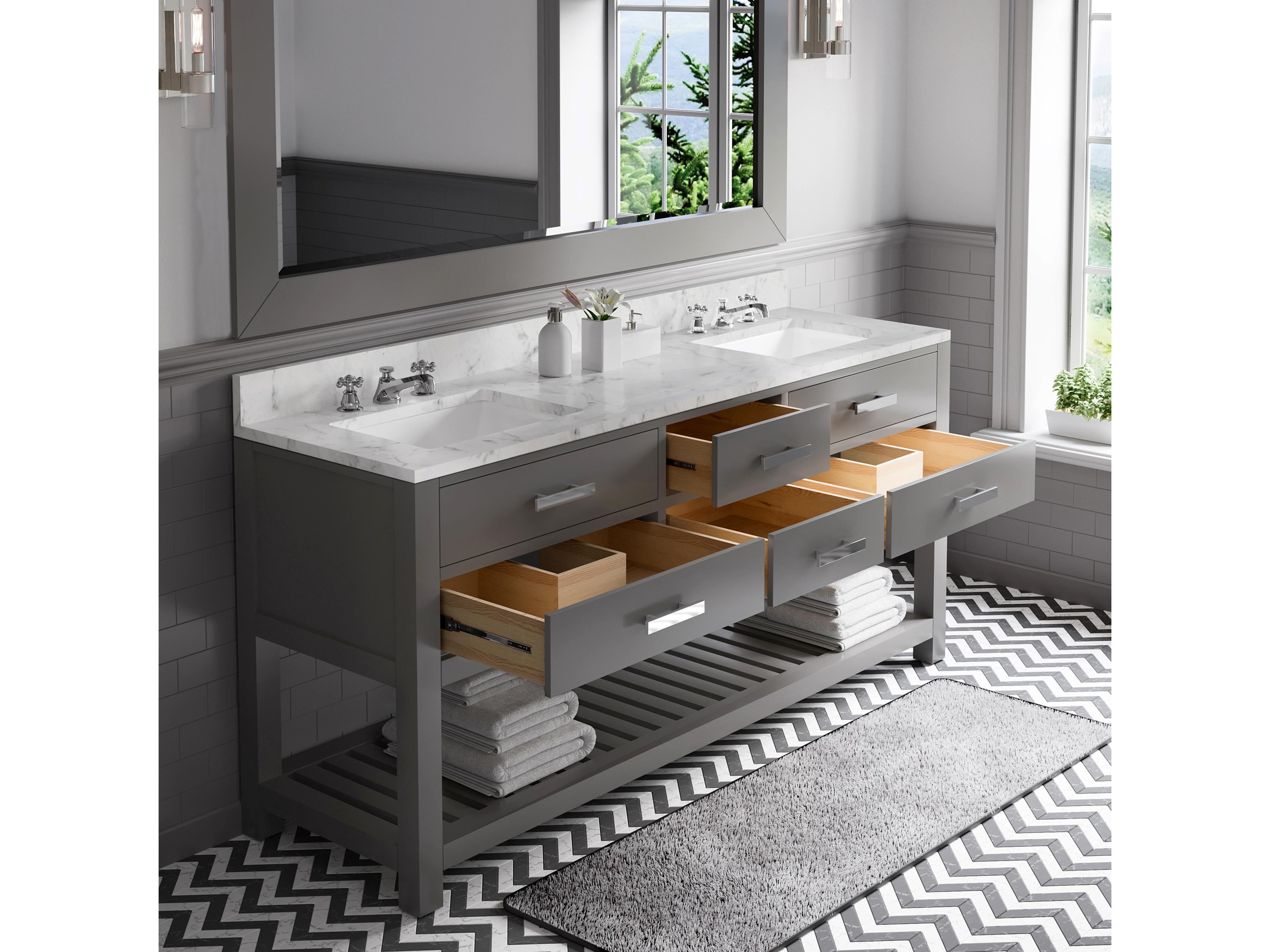 Water Creation Madalyn Chrome Vanity