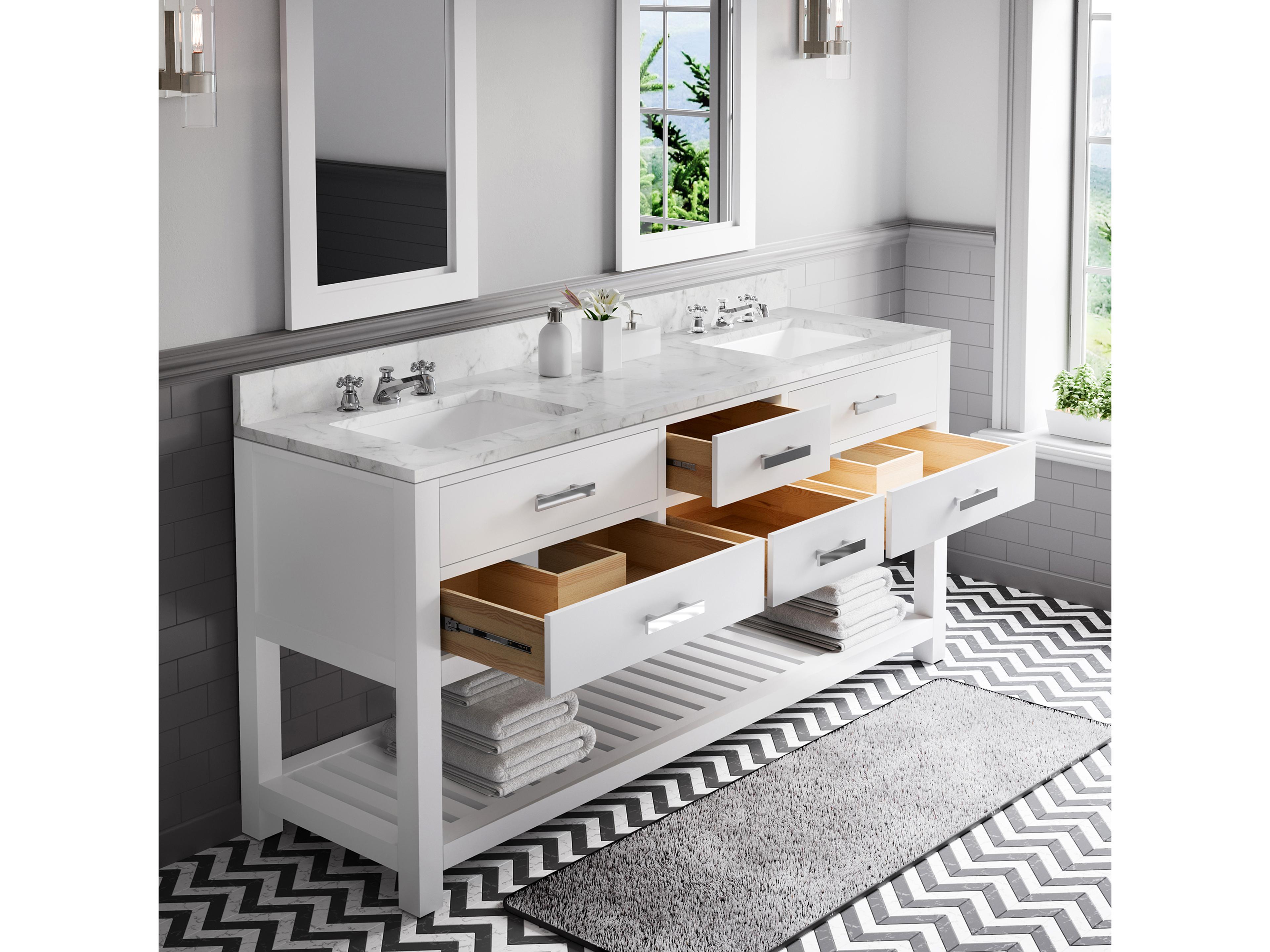 Water Creation Madalyn Chrome Vanity