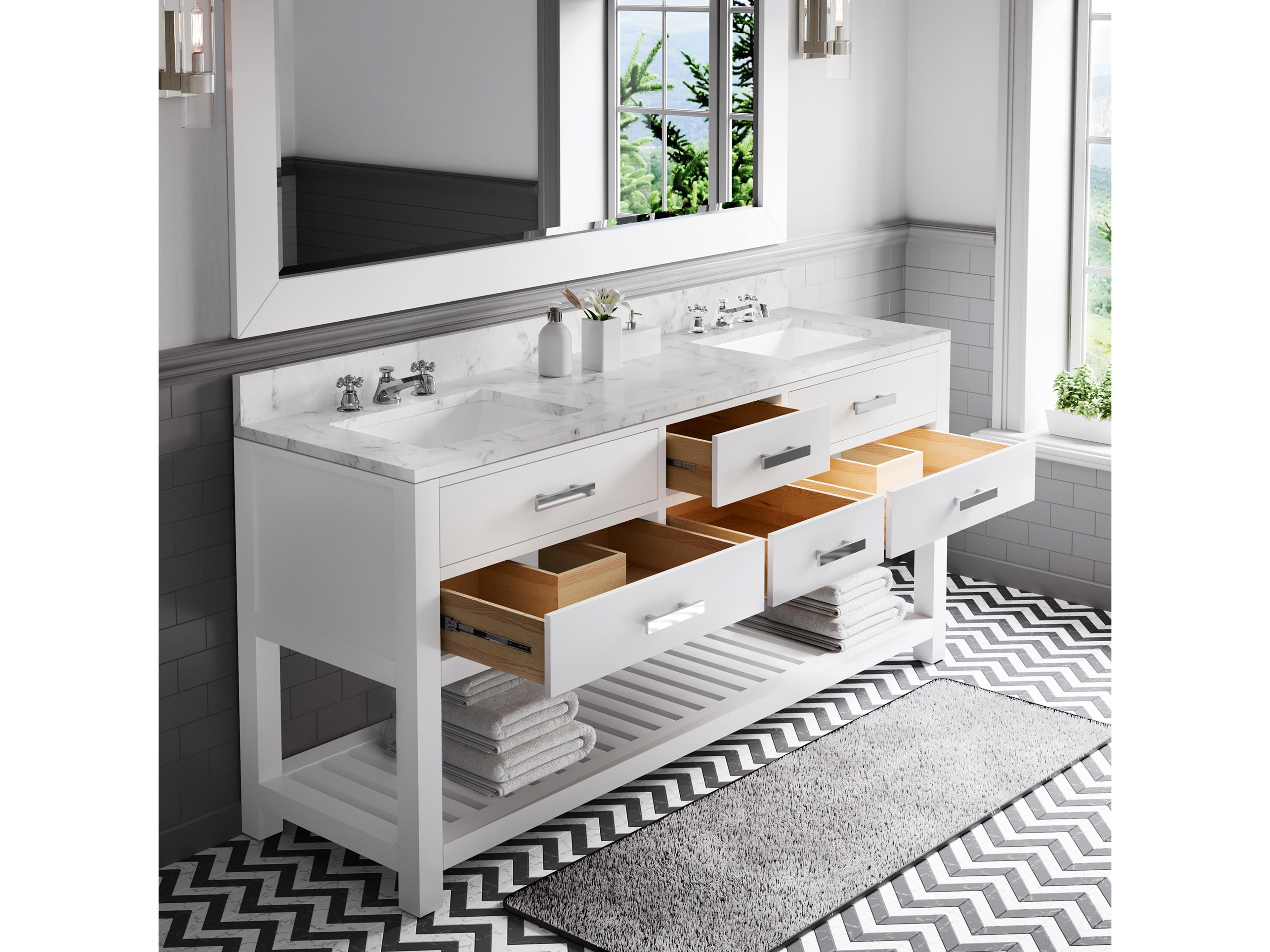 Water Creation Madalyn Chrome Vanity