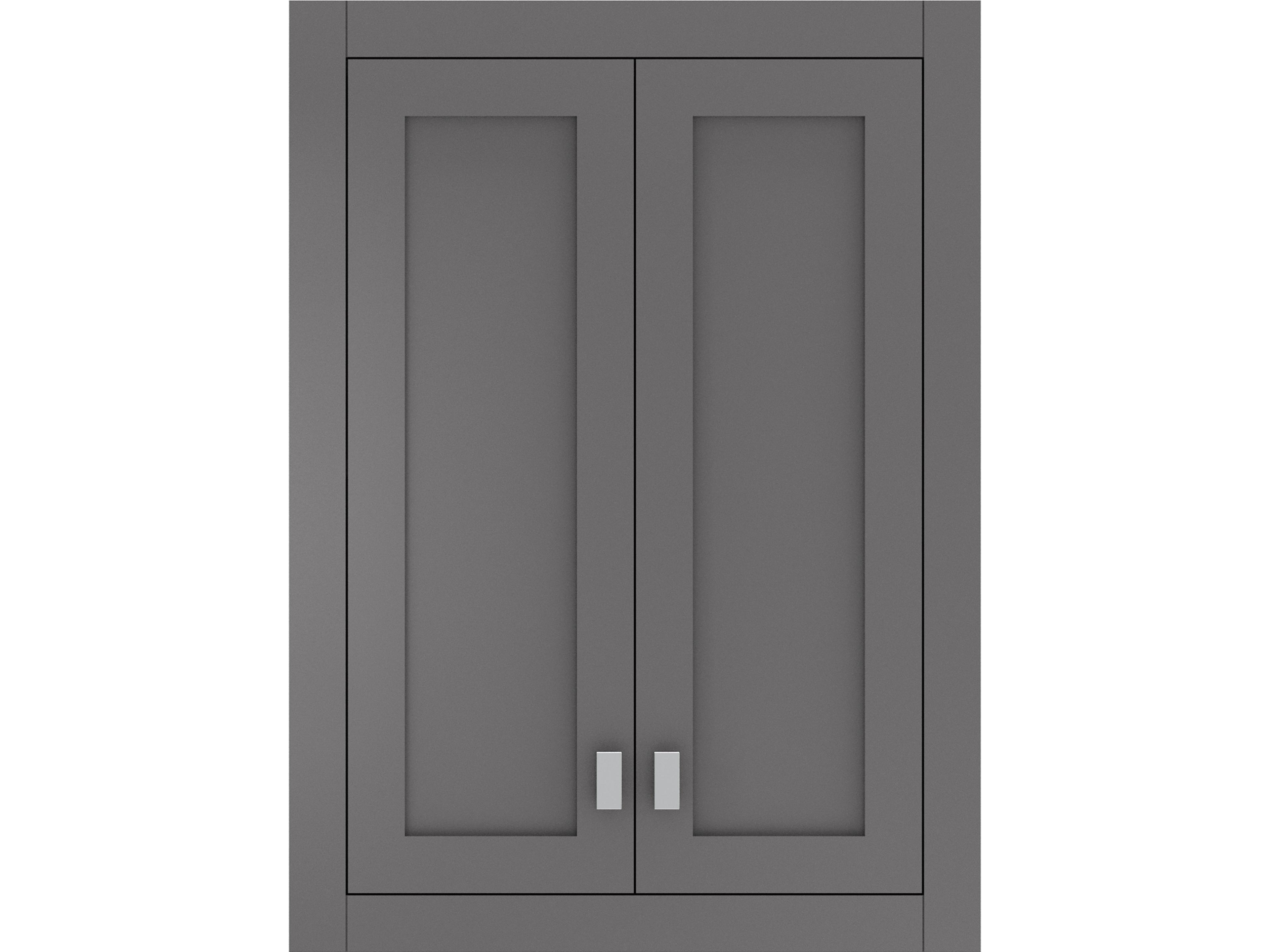 Madison Chrome Cashmere Grey Rubberwood Accent Chest