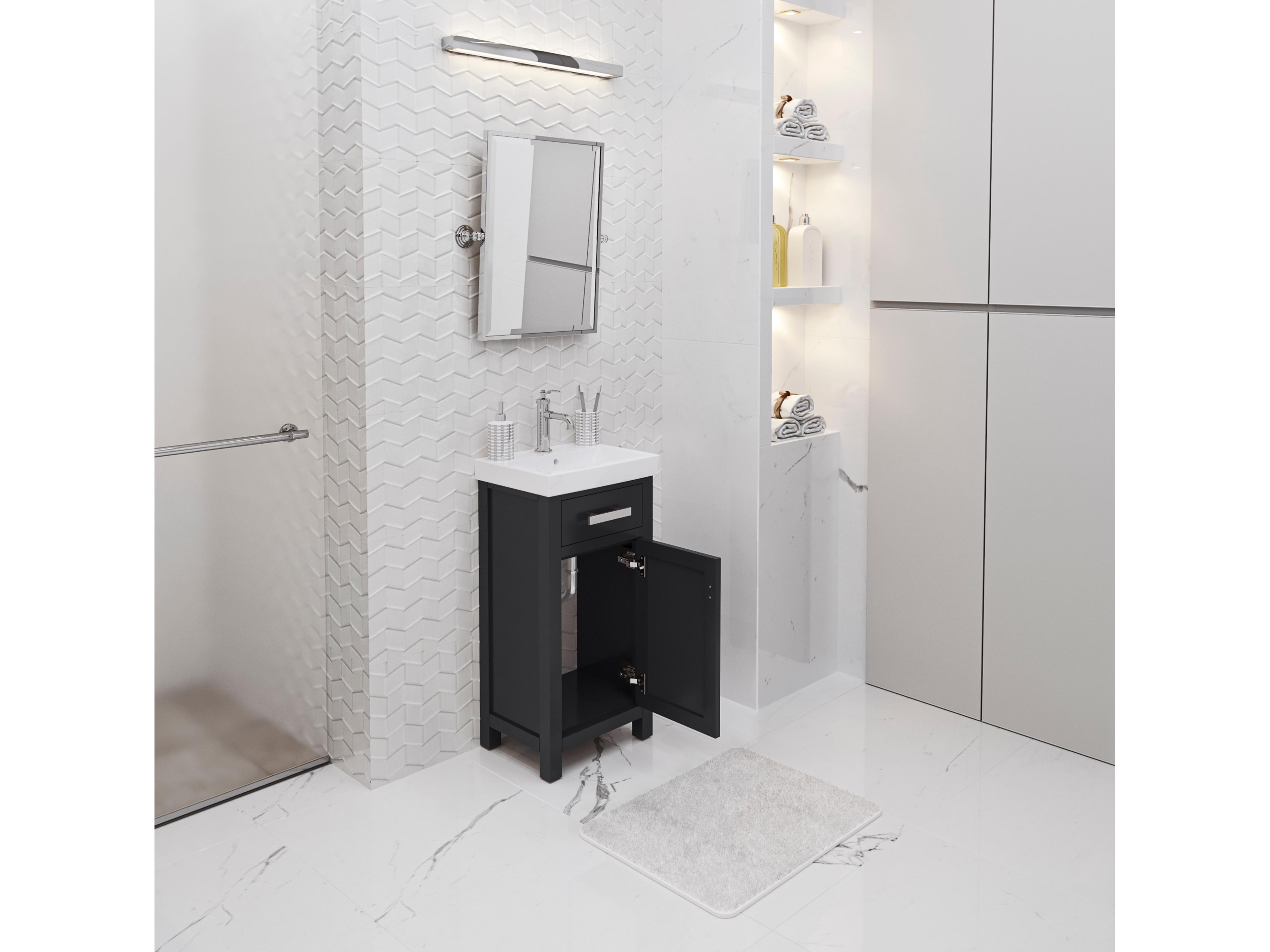 Water Creation Mia Chrome Vanity