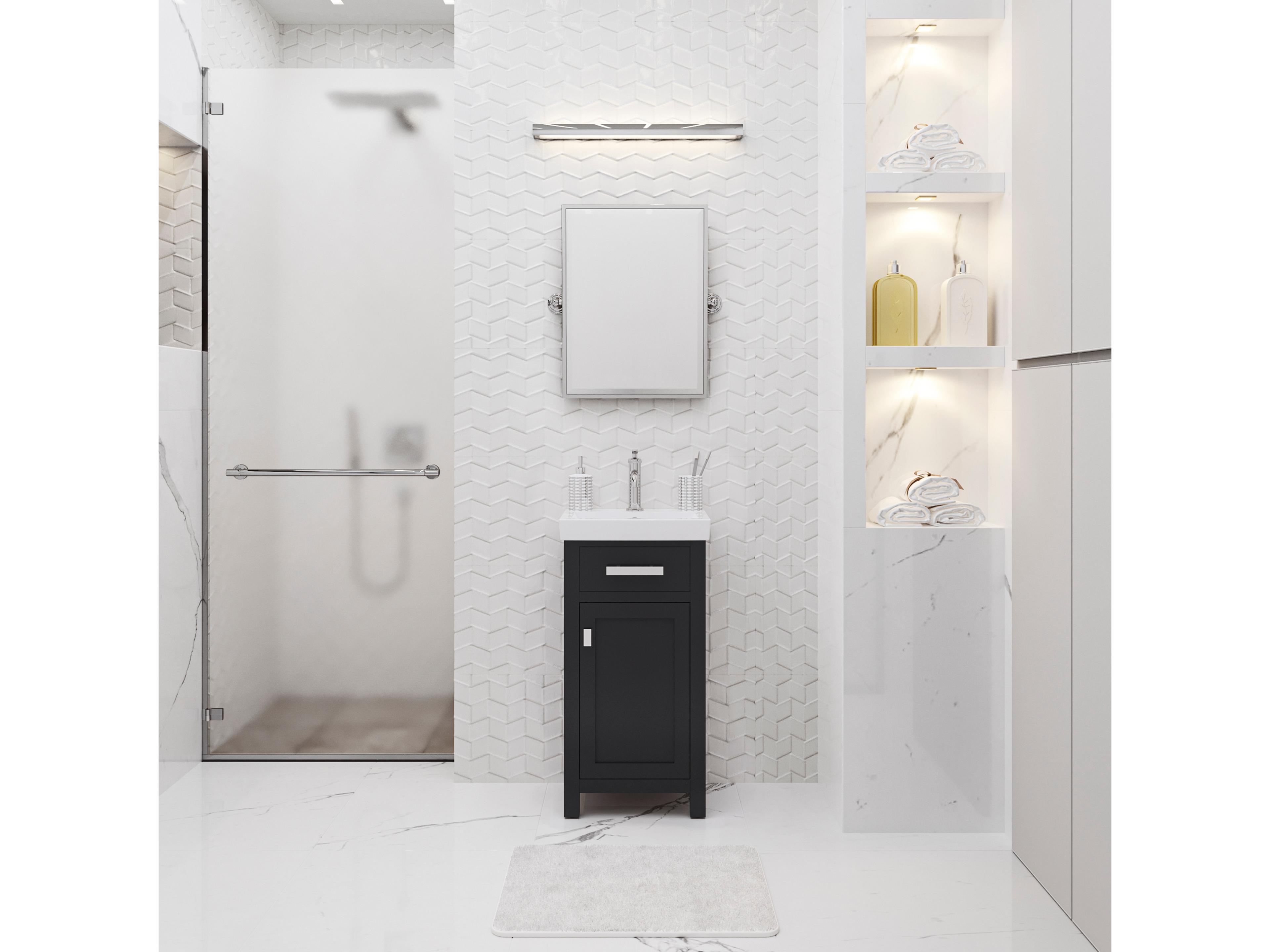 Water Creation Mia Chrome Vanity