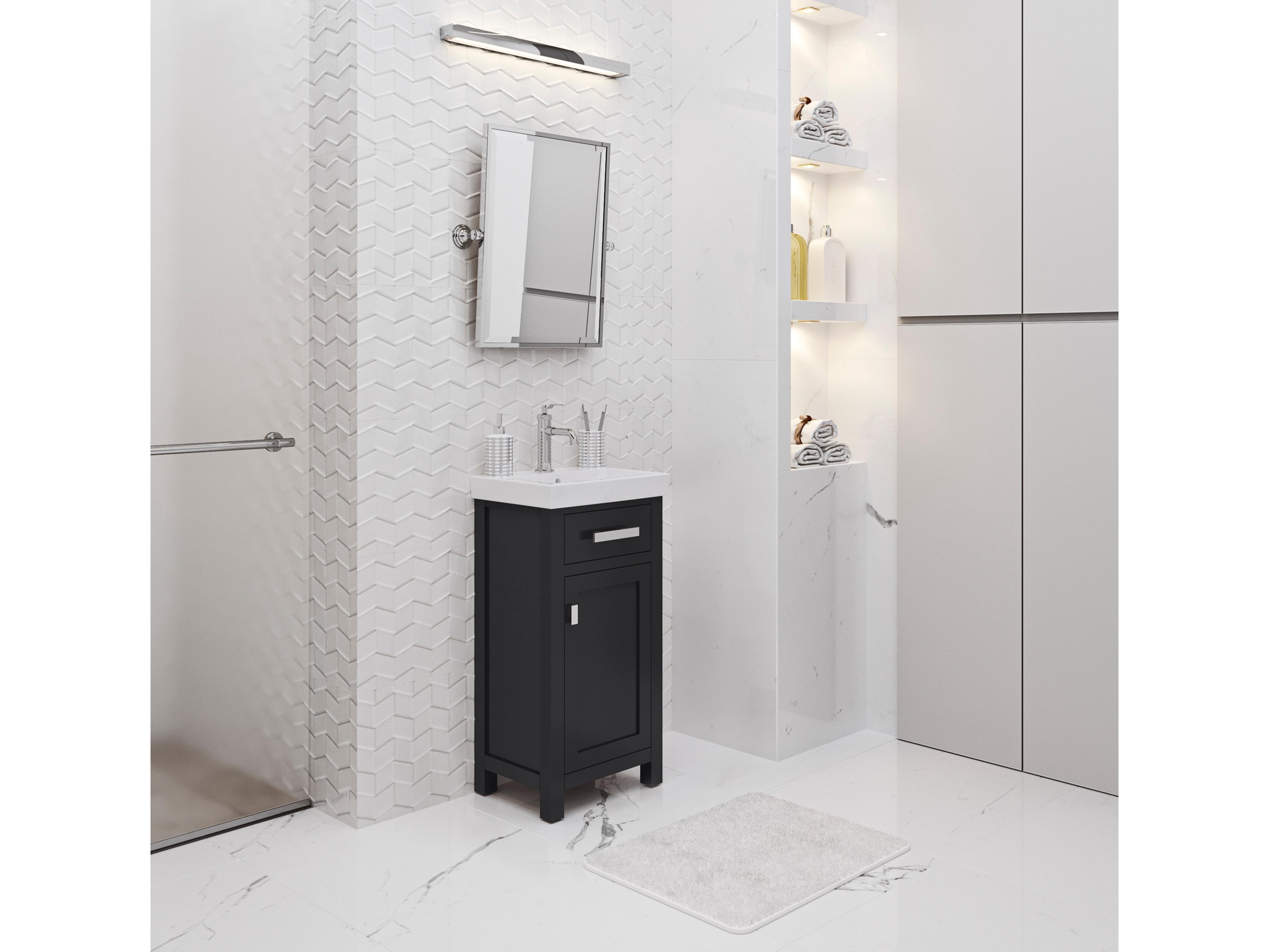 Water Creation Mia Chrome Vanity