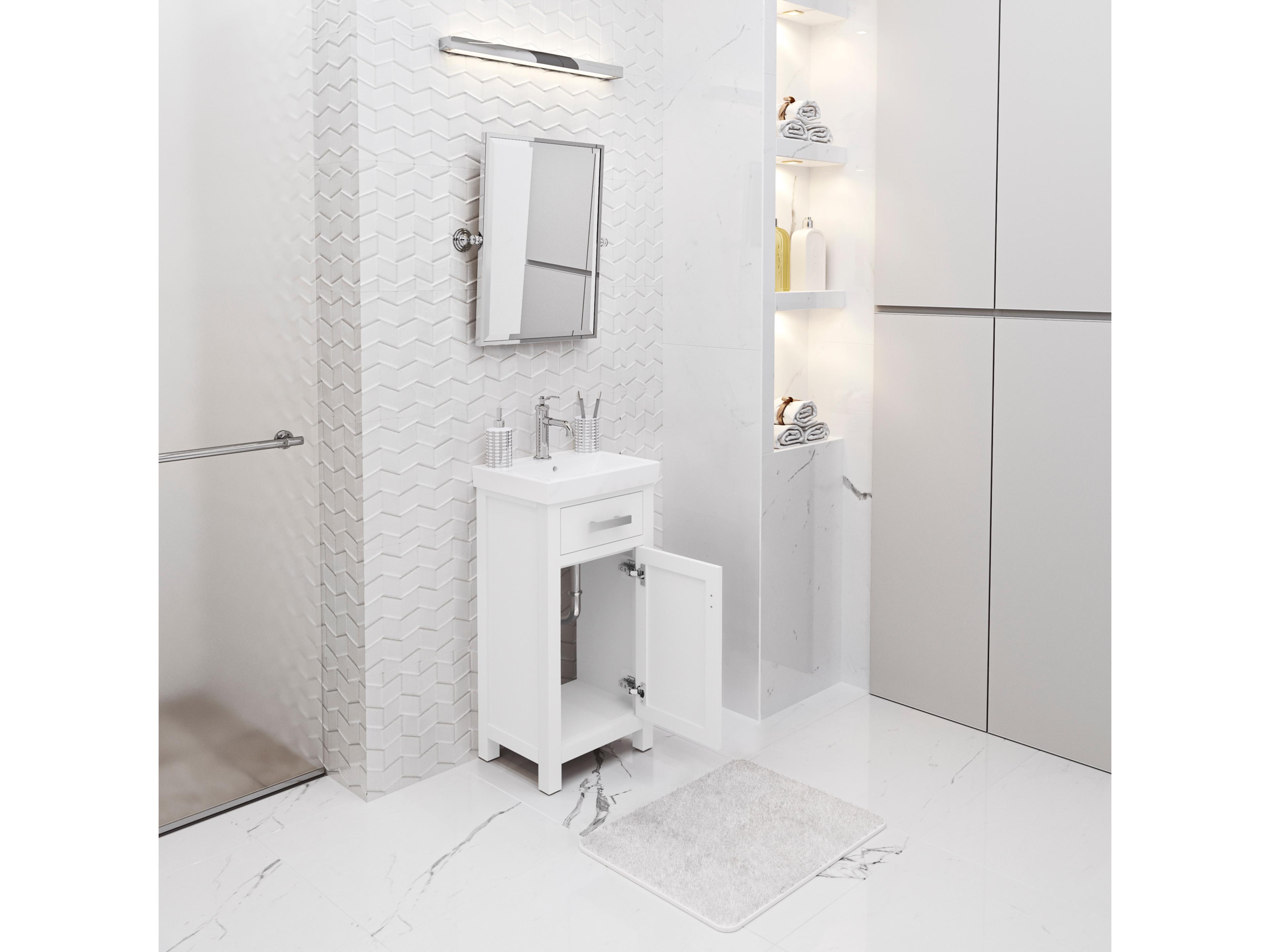 Water Creation Mia Chrome Vanity