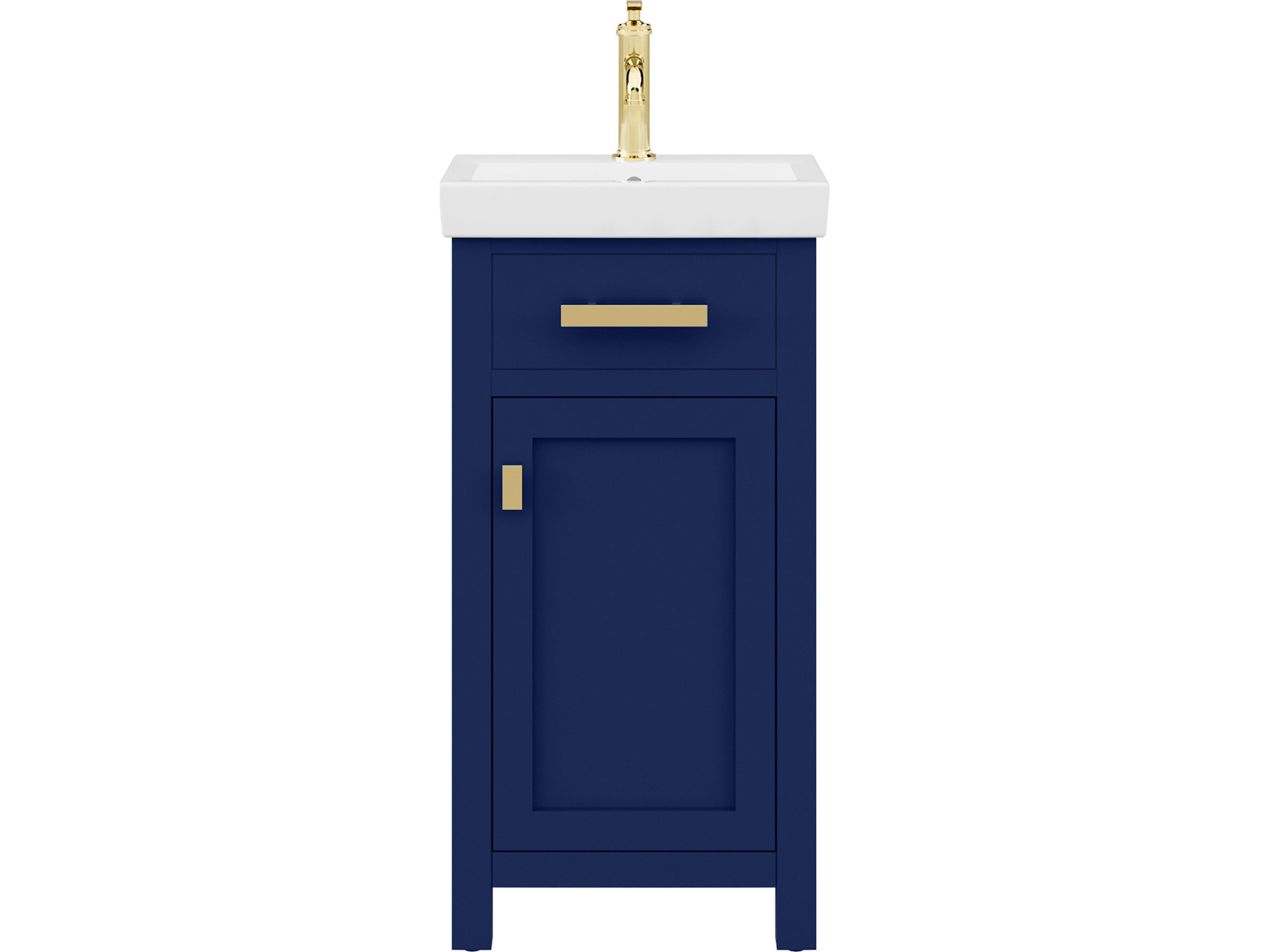 Mia Satin Gold Vanity