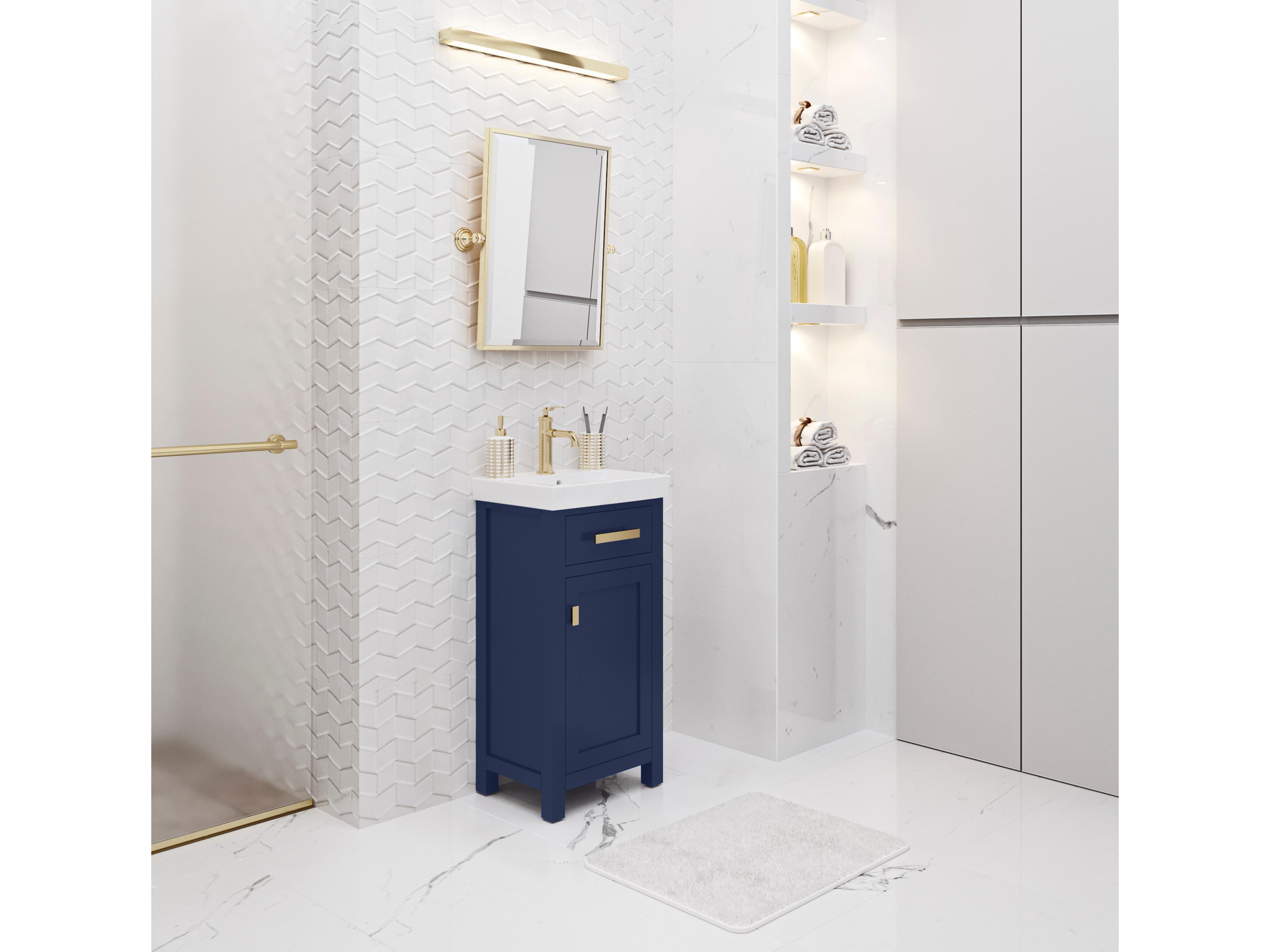 Water Creation Mia Satin Gold Vanity