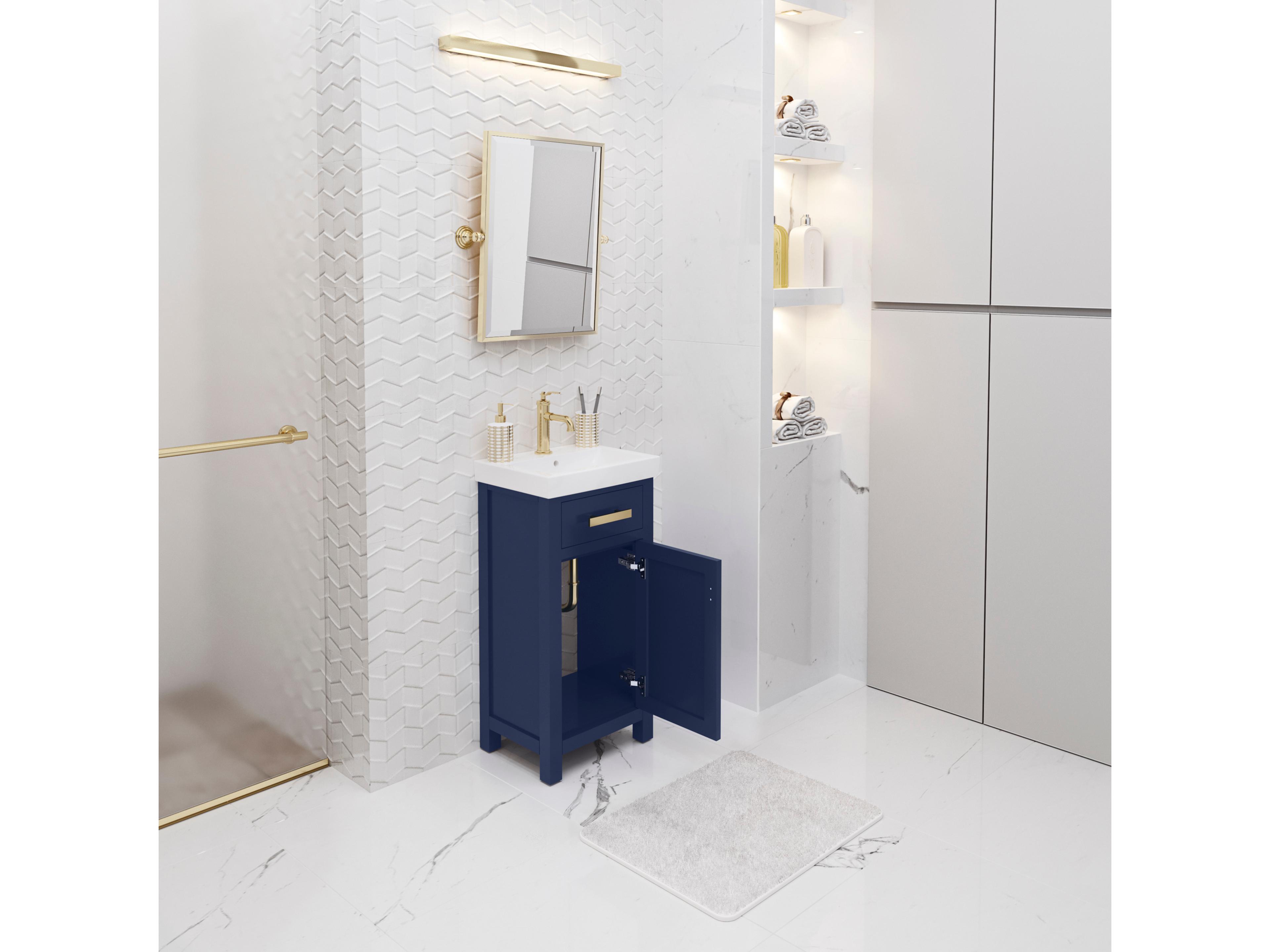 Water Creation Mia Satin Gold Vanity