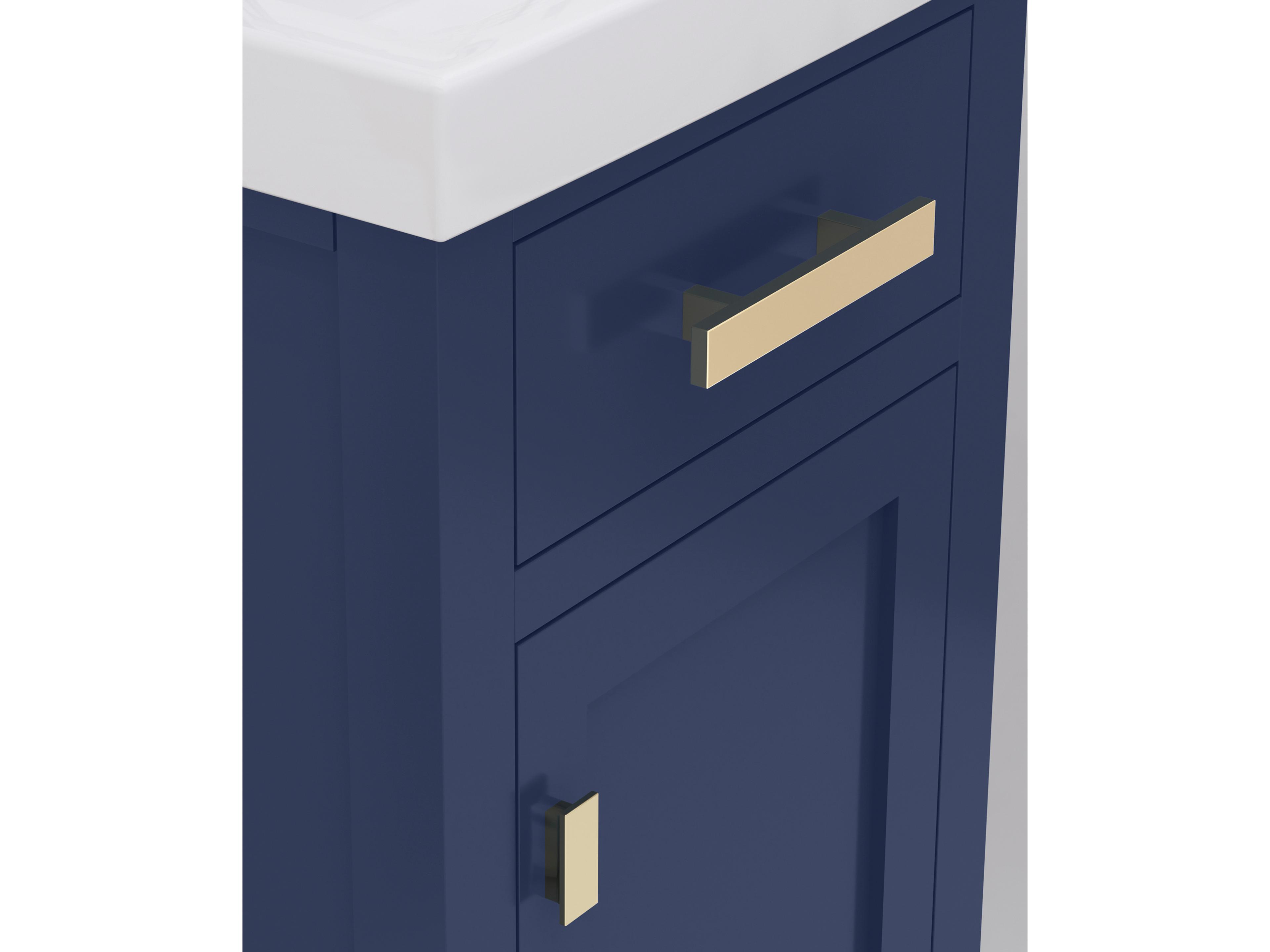 Water Creation Mia Satin Gold Vanity