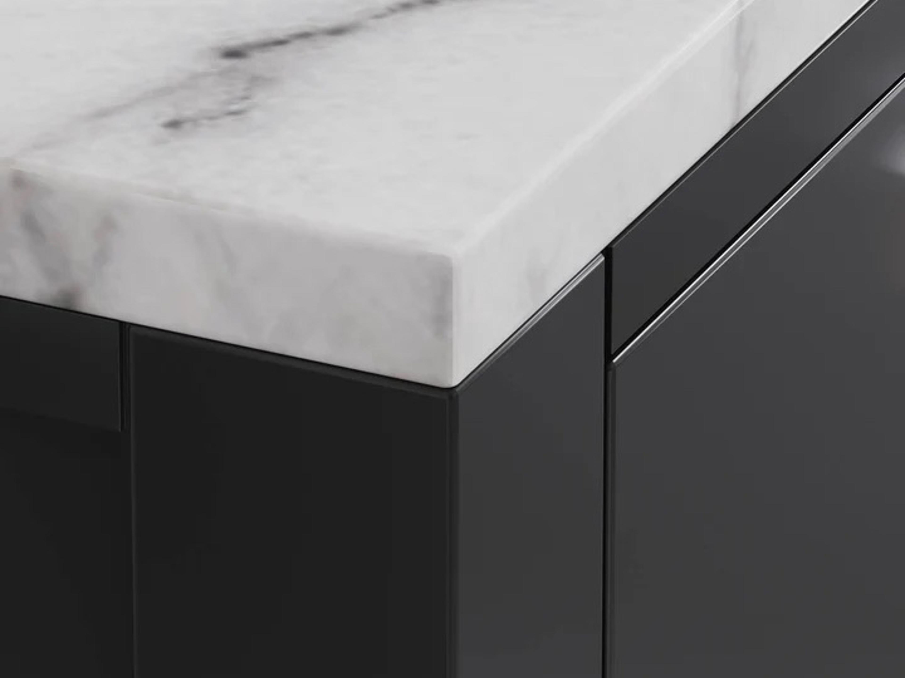 Water Creation Madison Single Sink Carrara White Marble Countertop Bath Vanity in Espresso with Chrome Hardware and Classic Faucet