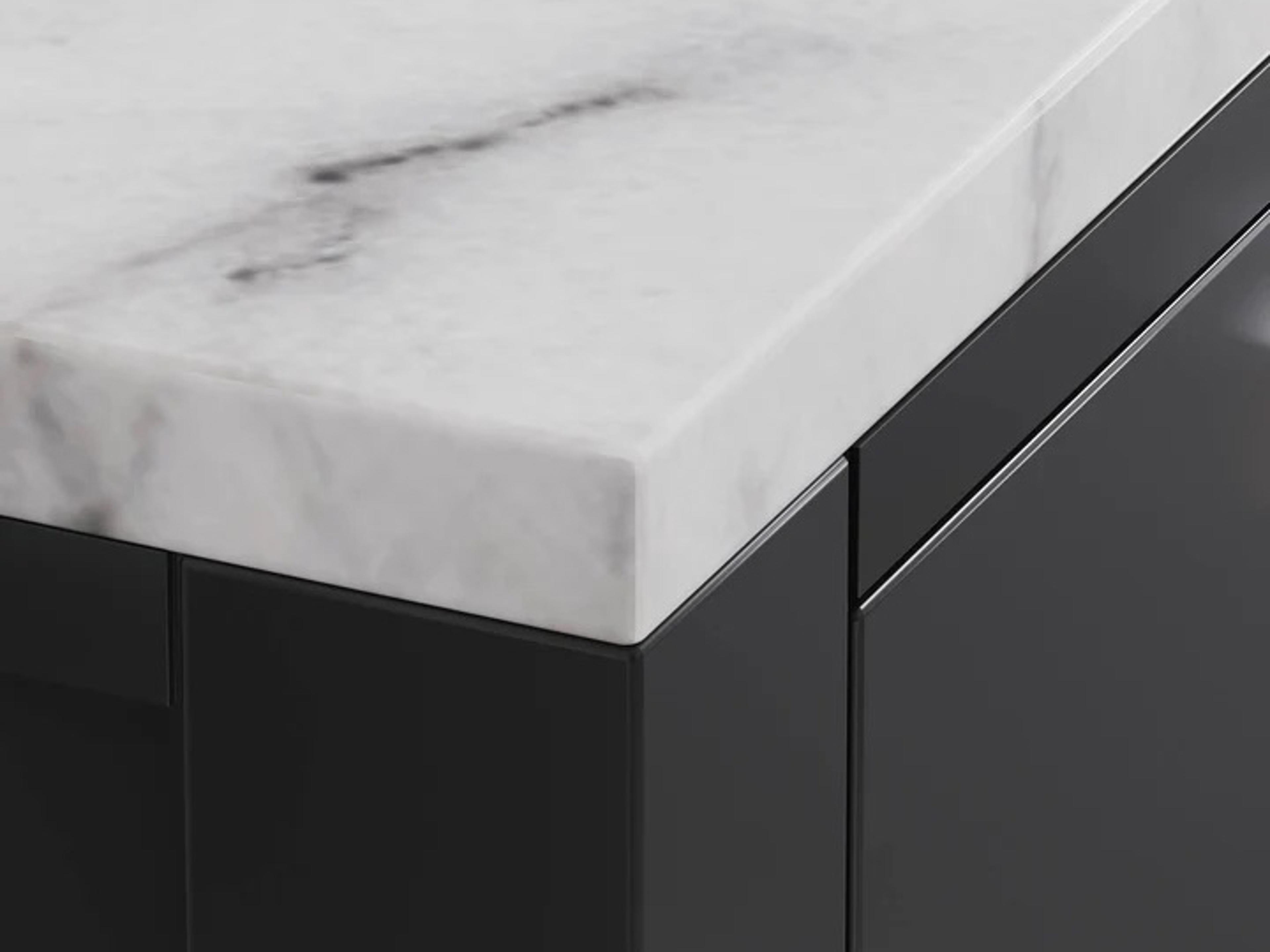 Water Creation Madison Single Sink Carrara White Marble Countertop Bath Vanity in Espresso with Rectangular Mirror (S)