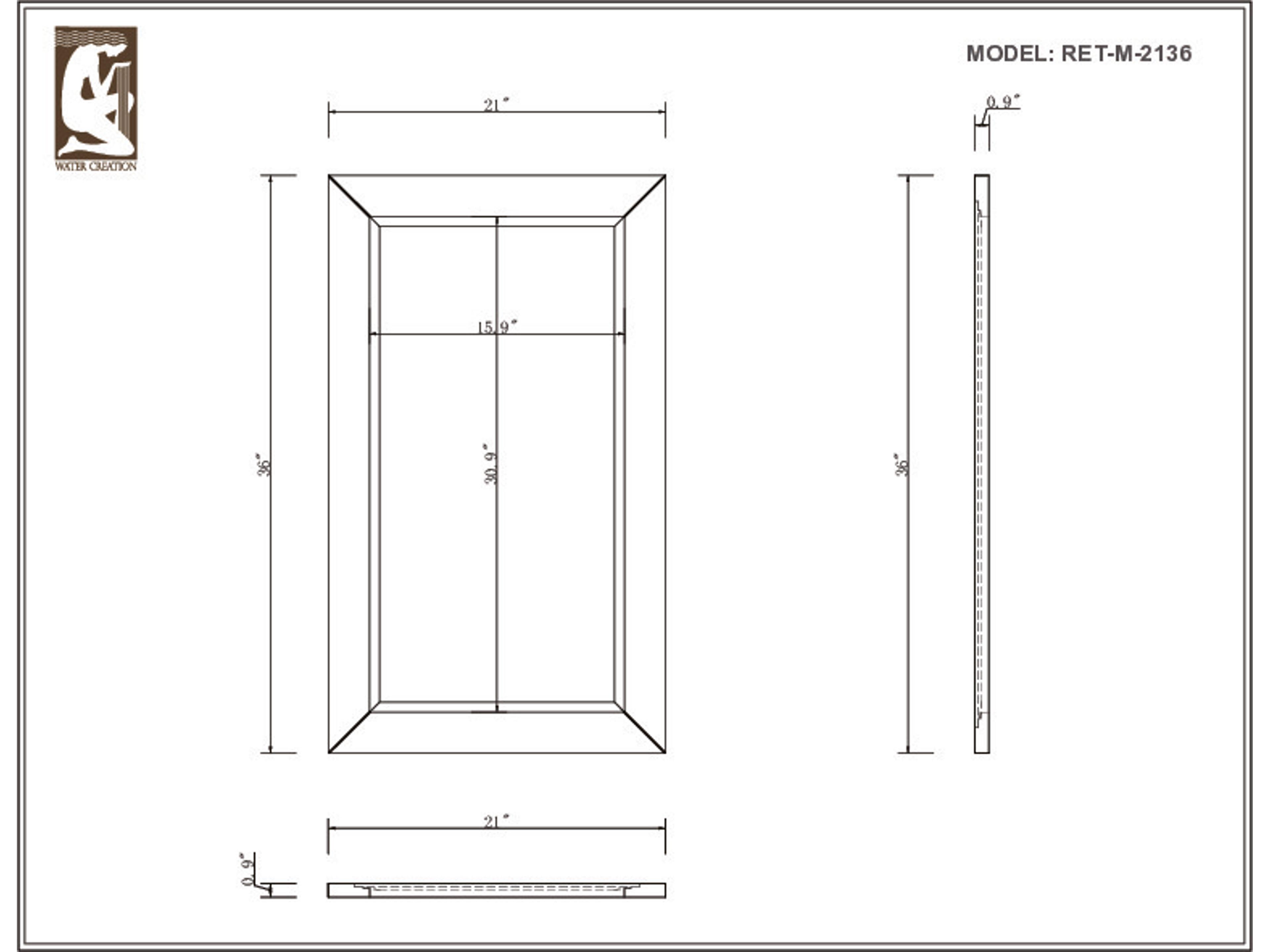 Water Creation Madison Double Sink Carrara White Marble Countertop Bath Vanity in Espresso with Rectangular Mirrors (S)