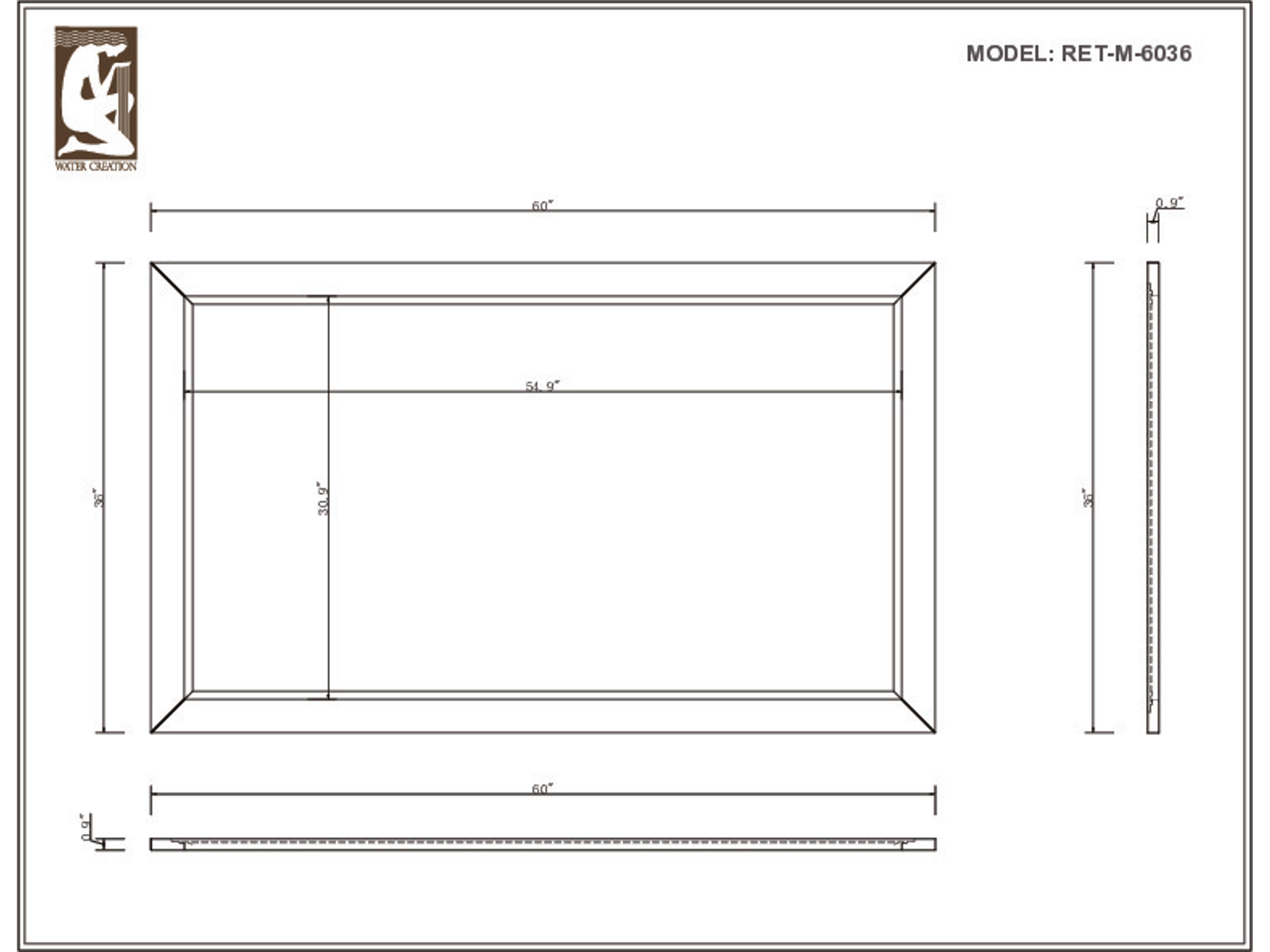 Water Creation Madison Double Sink Carrara White Marble Countertop Bath Vanity in Espresso with Rectangular Mirror (L)