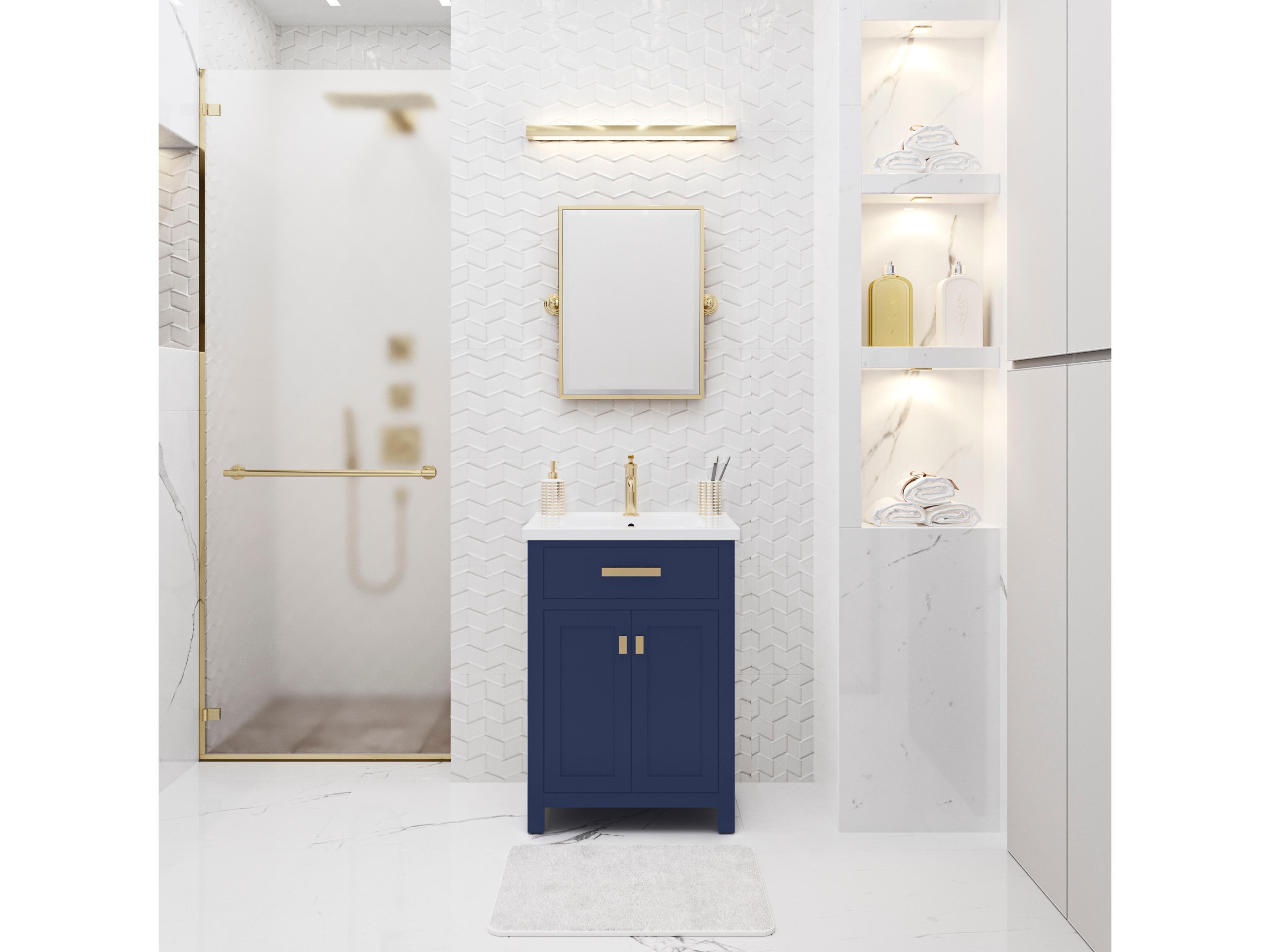 Water Creation Myra Satin Gold Vanity