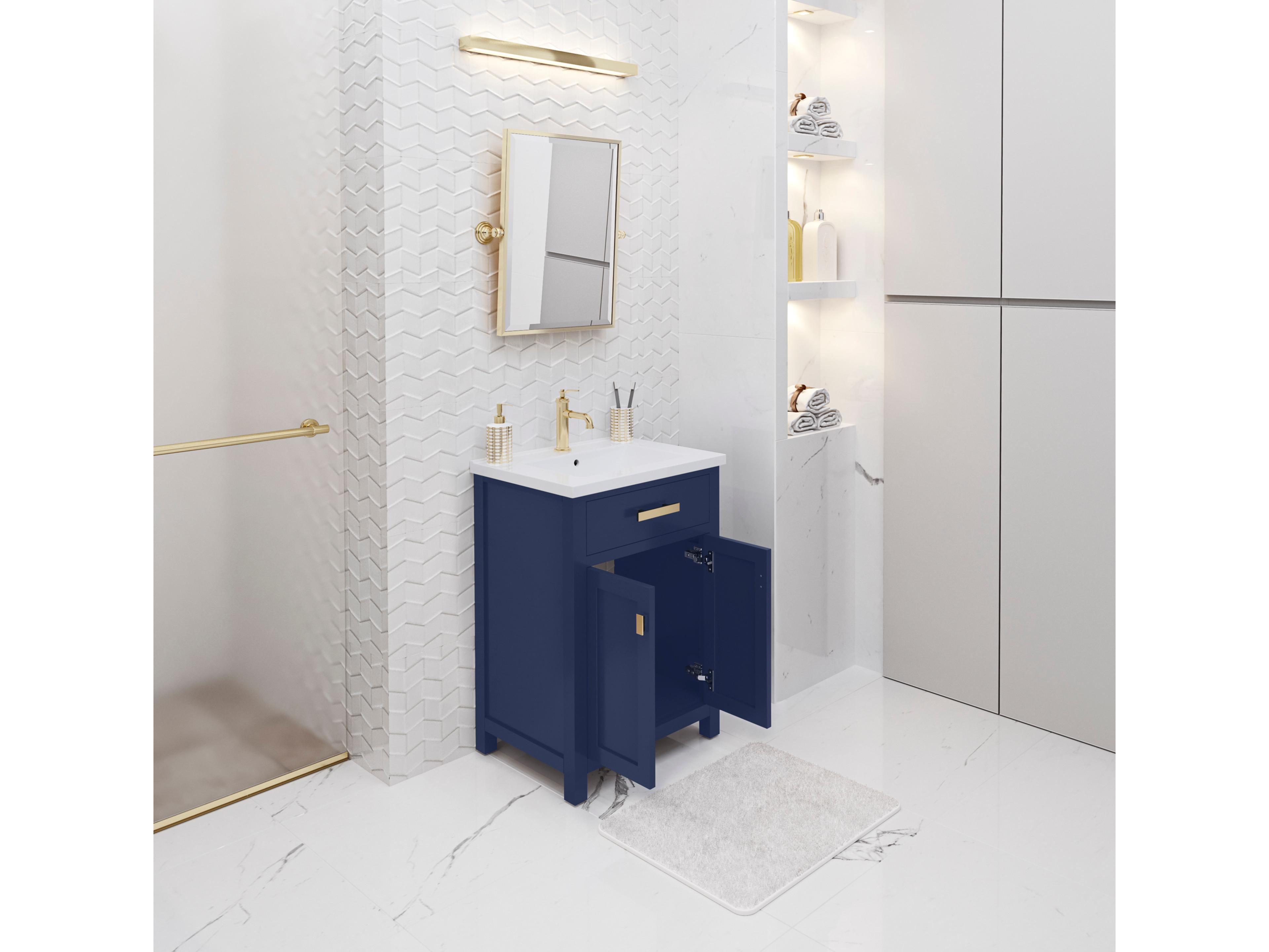 Water Creation Myra Satin Gold Vanity