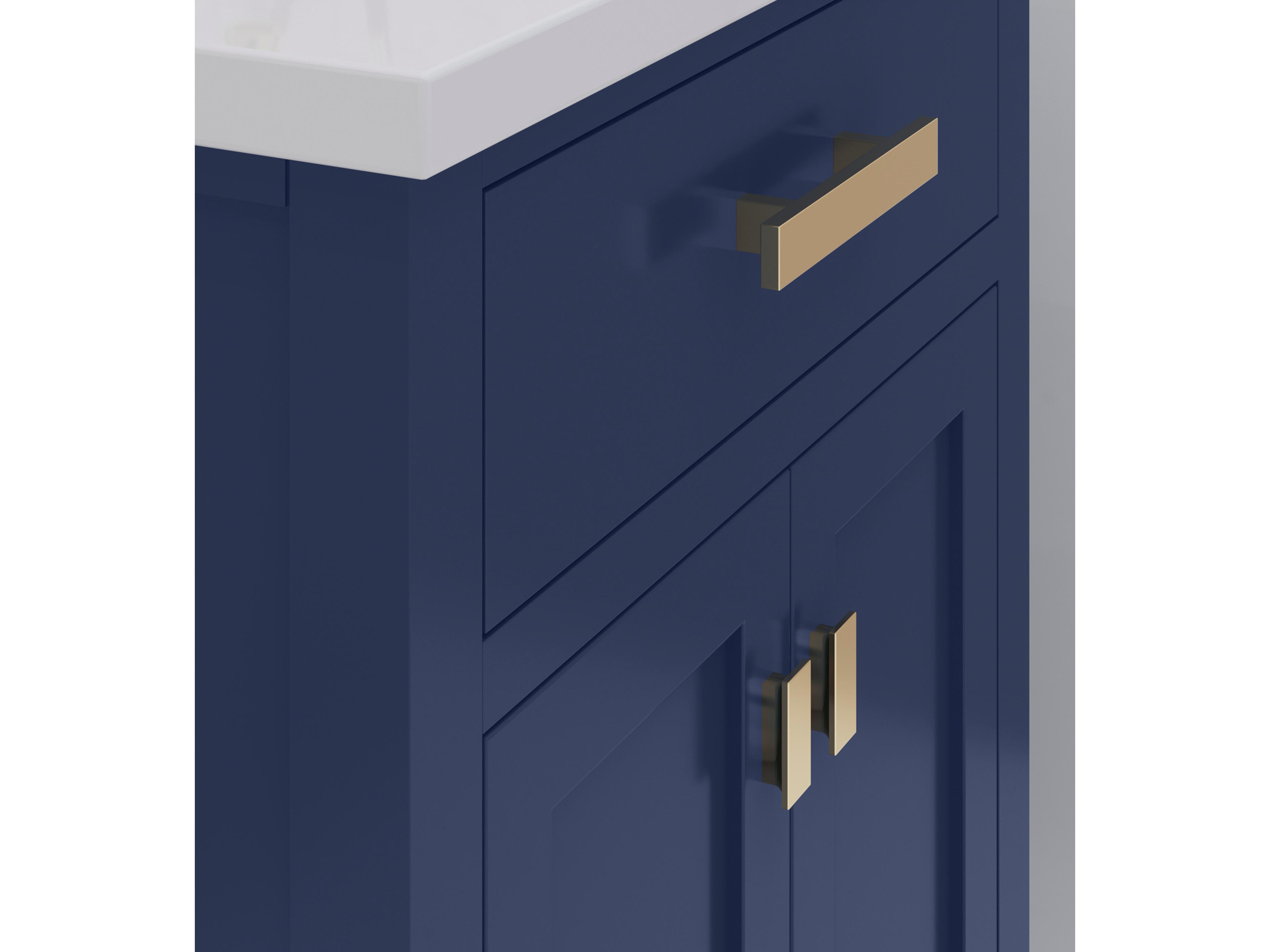 Water Creation Myra Satin Gold Vanity