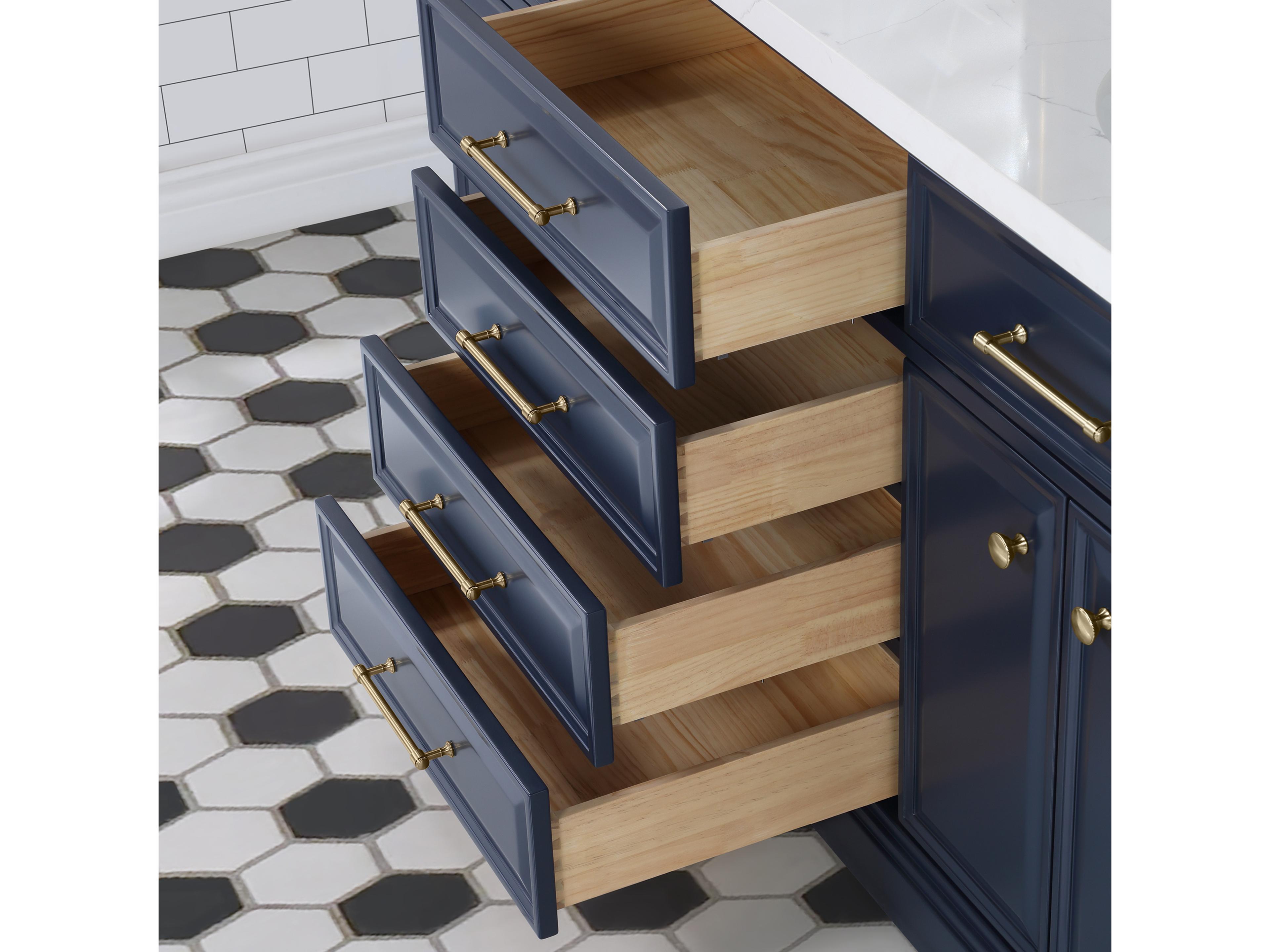 Water Creation Palace Satin Gold Vanity