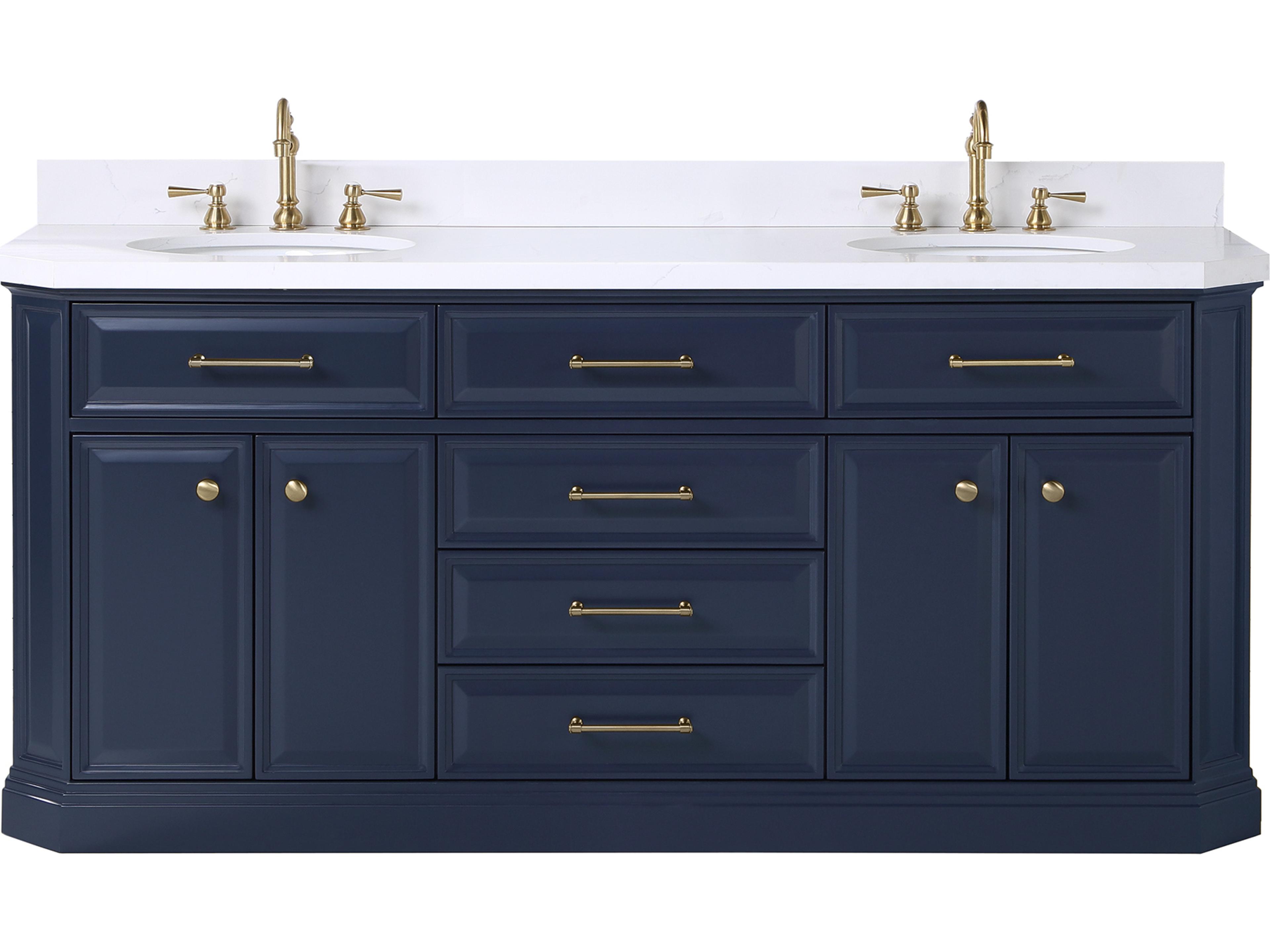 Palace Satin Gold Vanity
