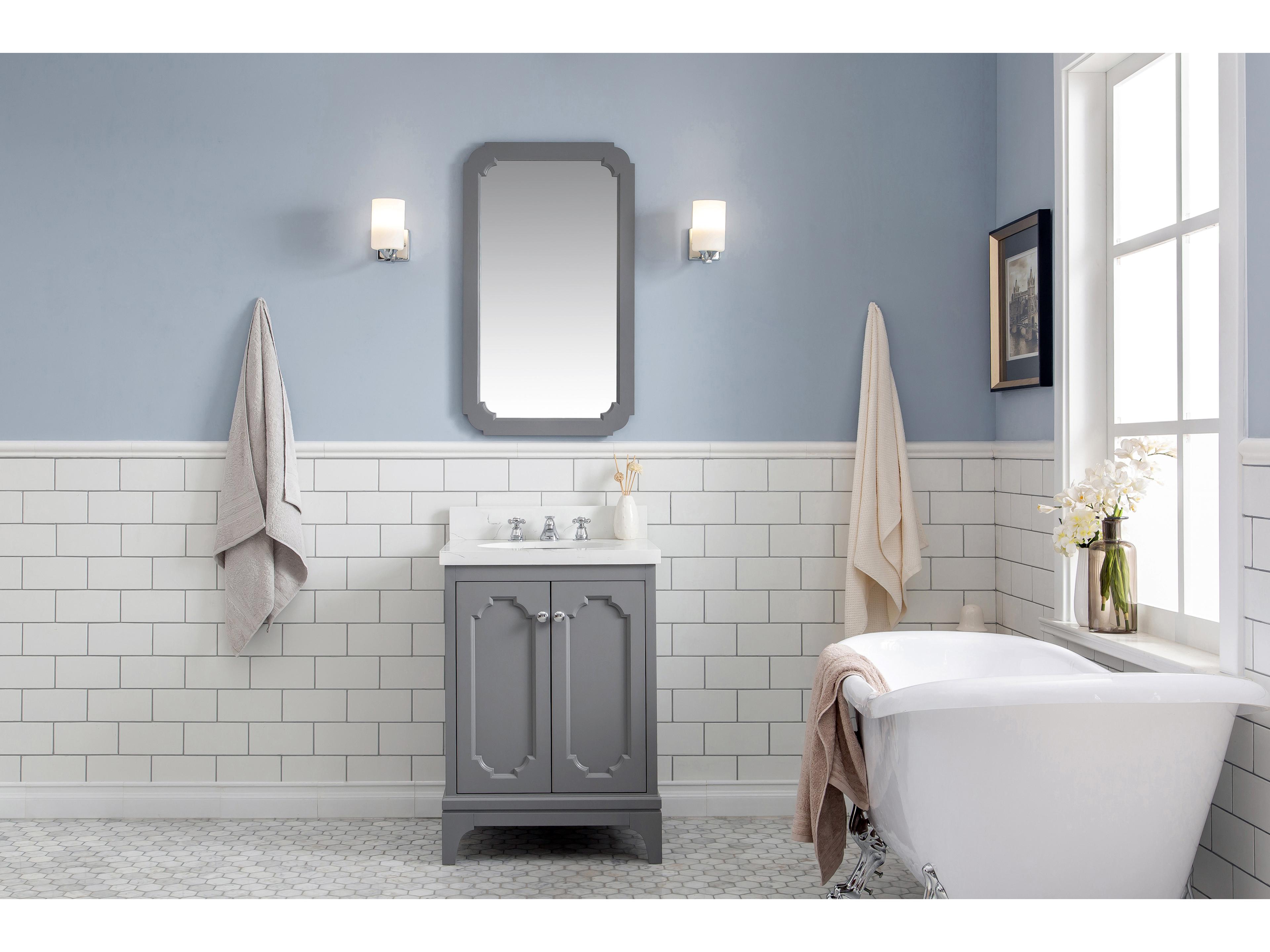 Water Creation Queen Chrome Vanity