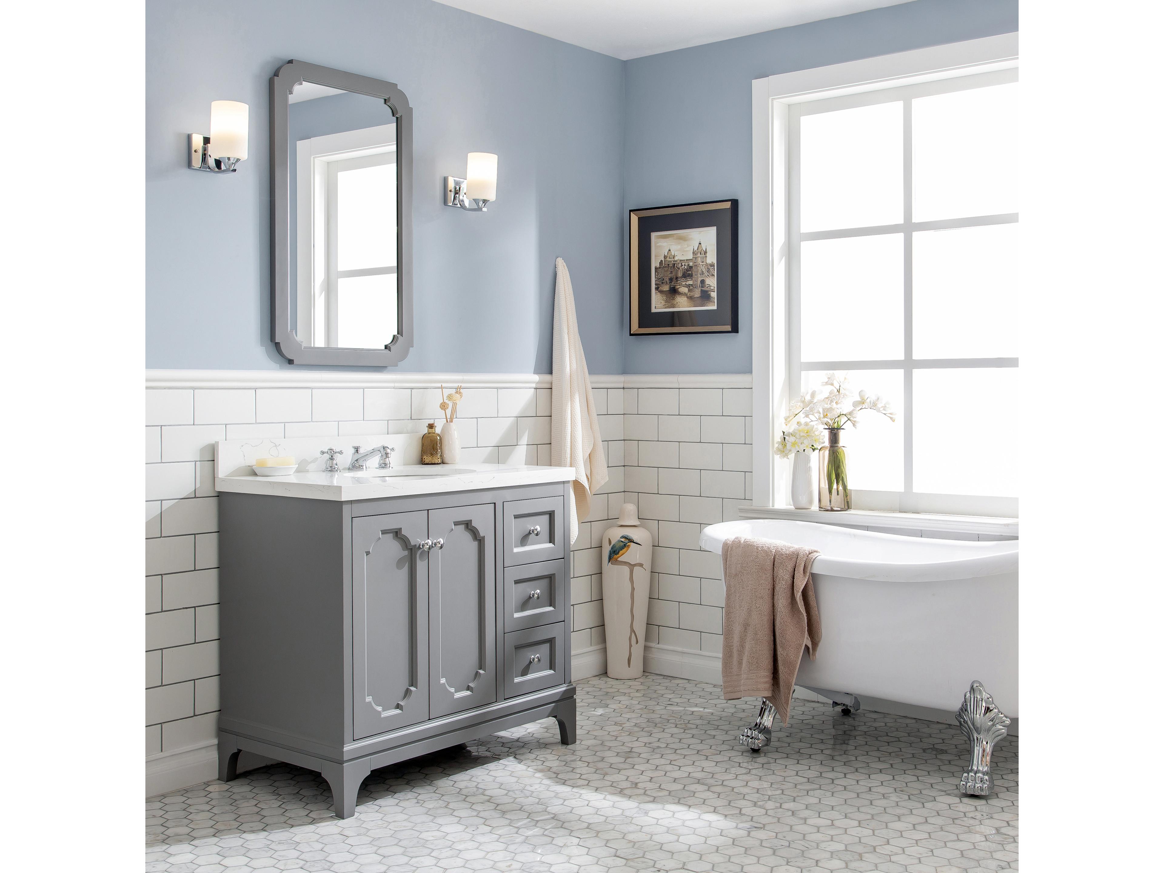 Water Creation Queen Chrome Vanity