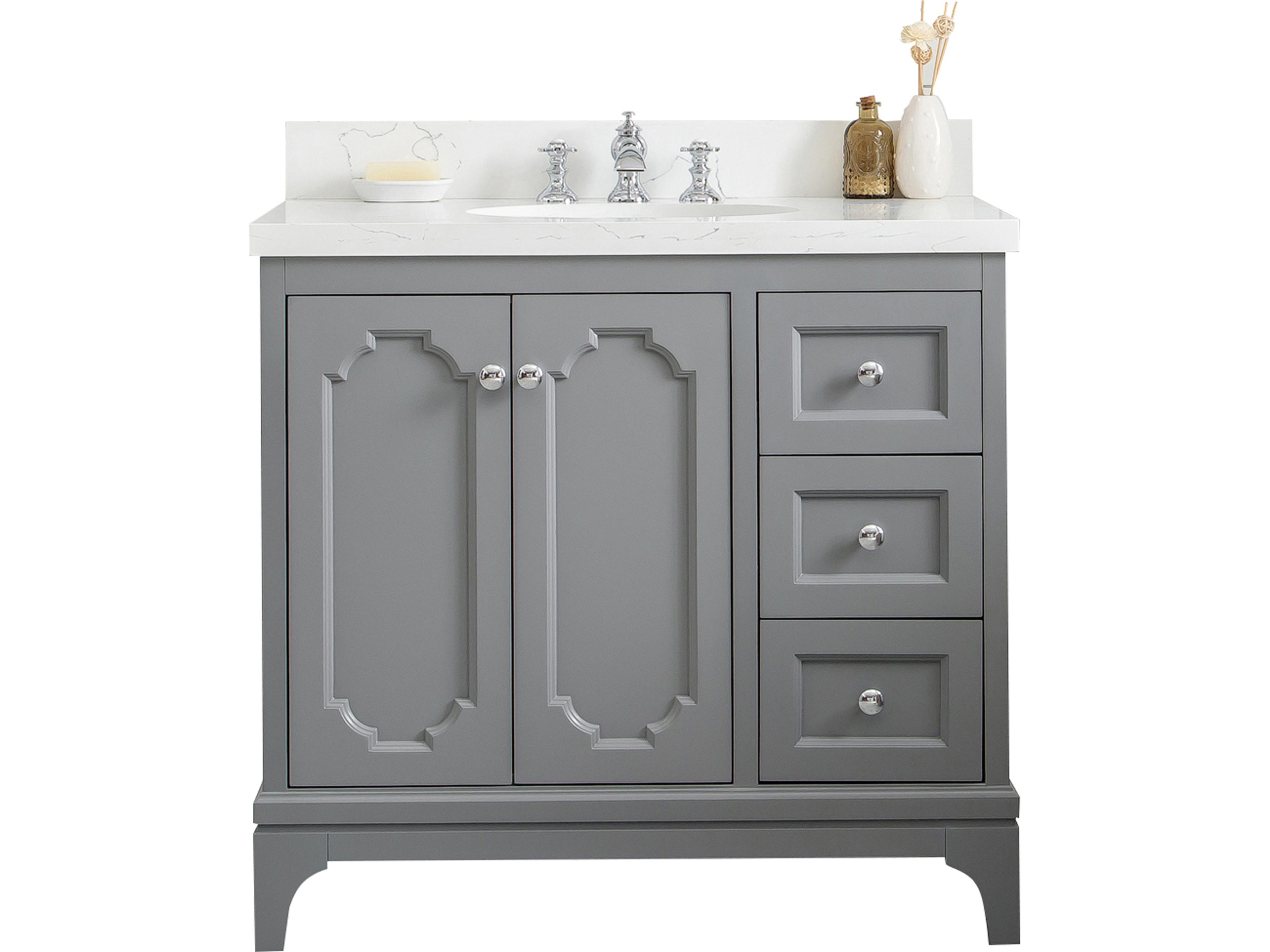 Water Creation Queen Chrome Vanity