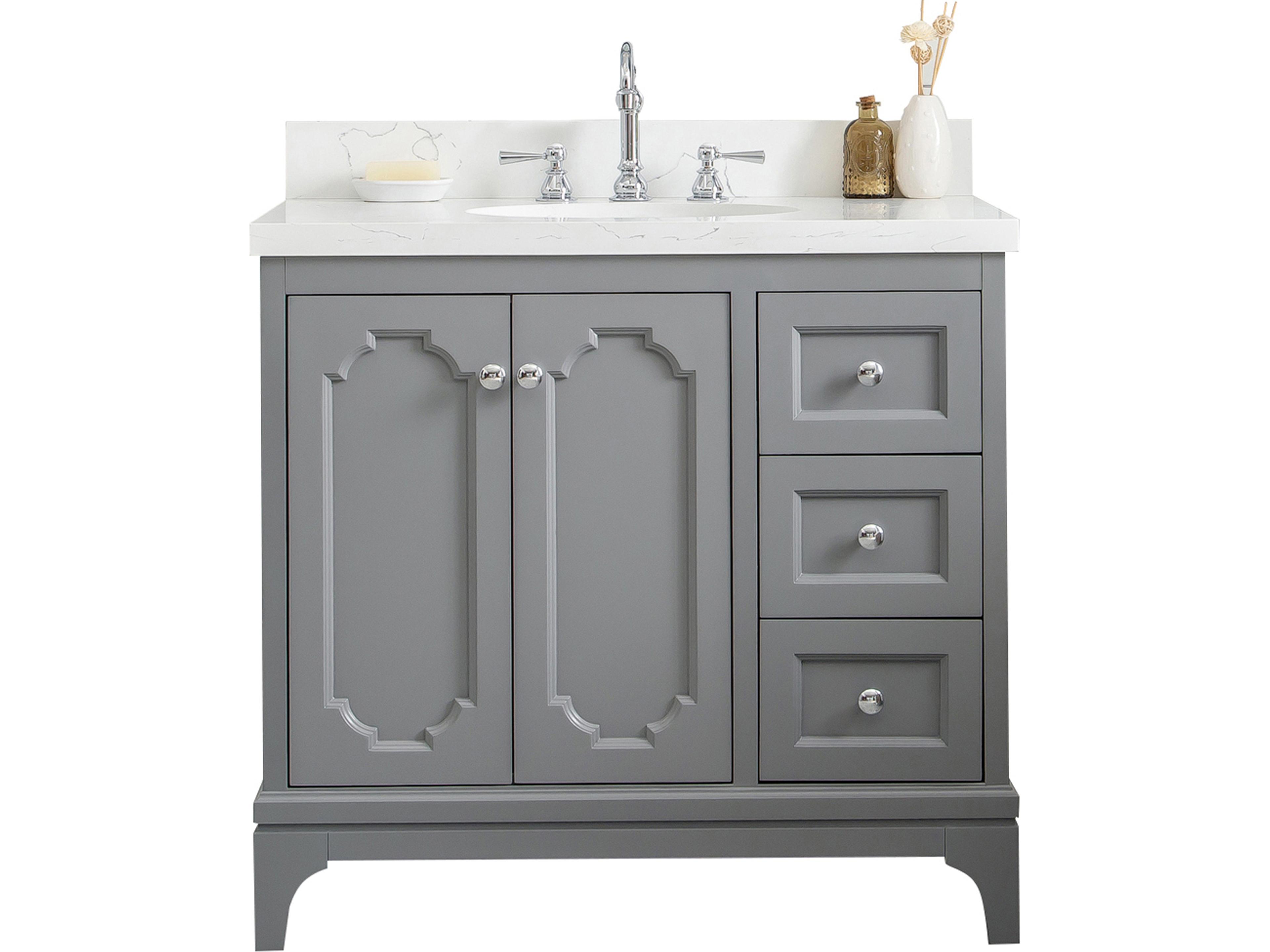 Water Creation Queen Chrome Vanity