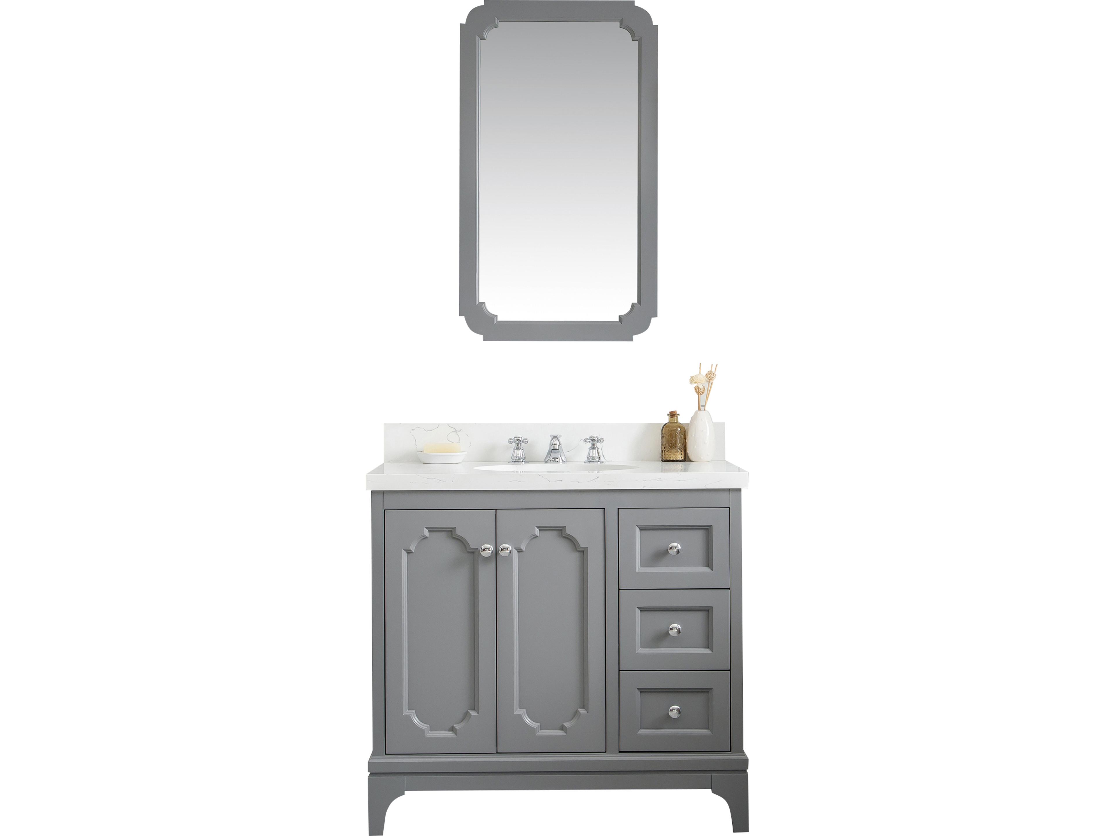 Queen Chrome Vanity