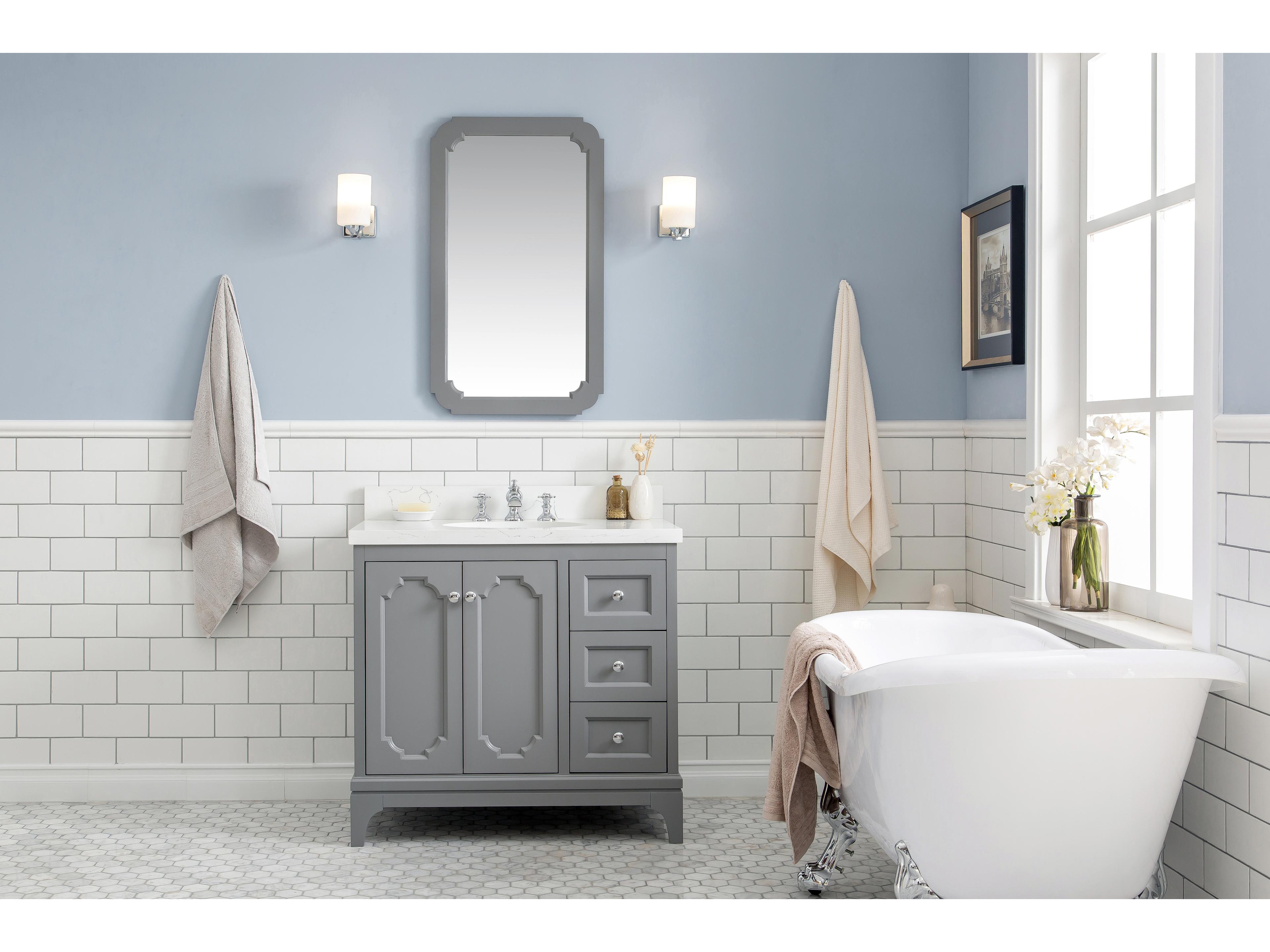 Water Creation Queen Chrome Vanity