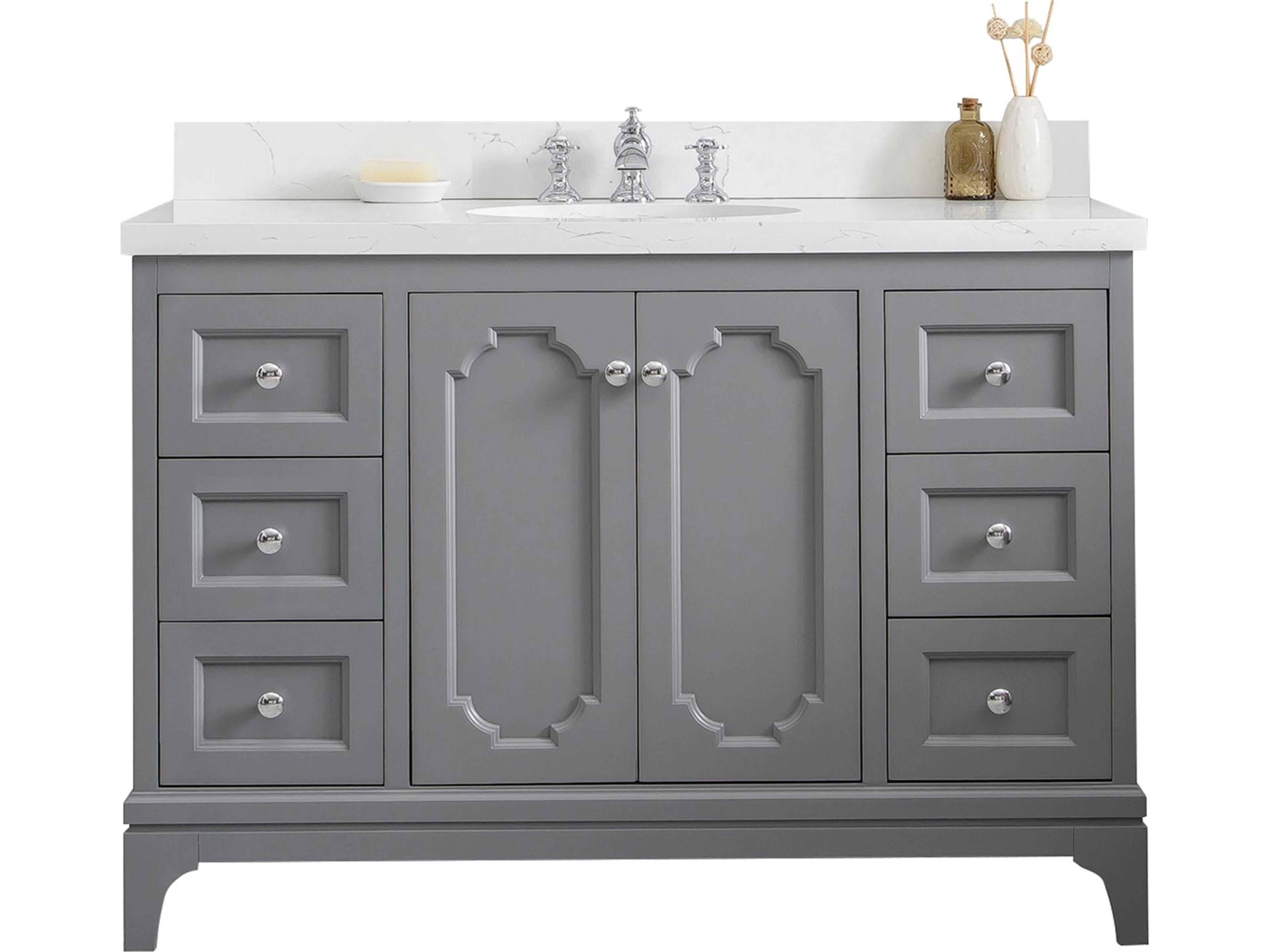 Water Creation Queen Chrome Vanity