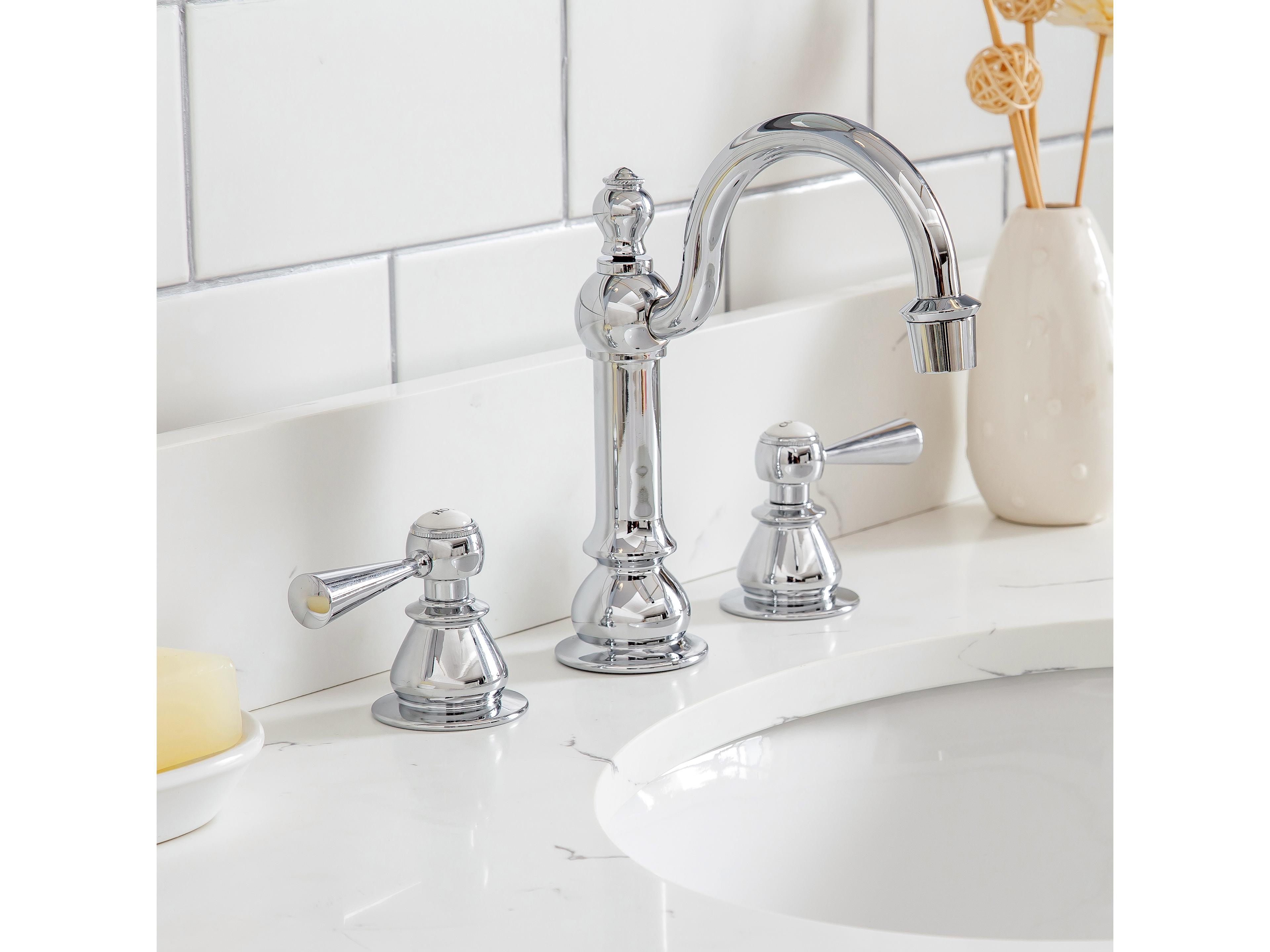 Water Creation Queen Chrome Vanity