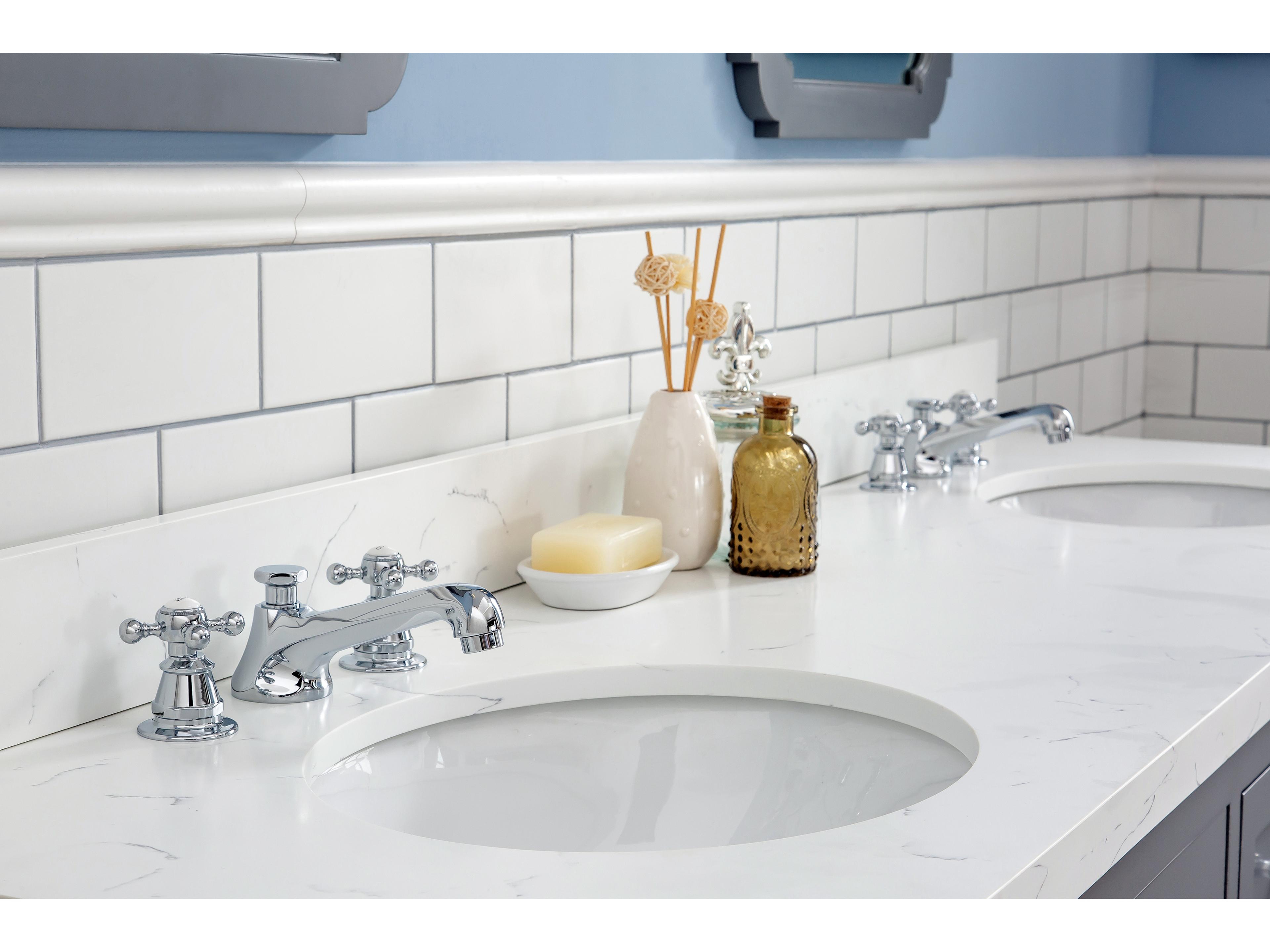 Water Creation Queen Chrome Vanity