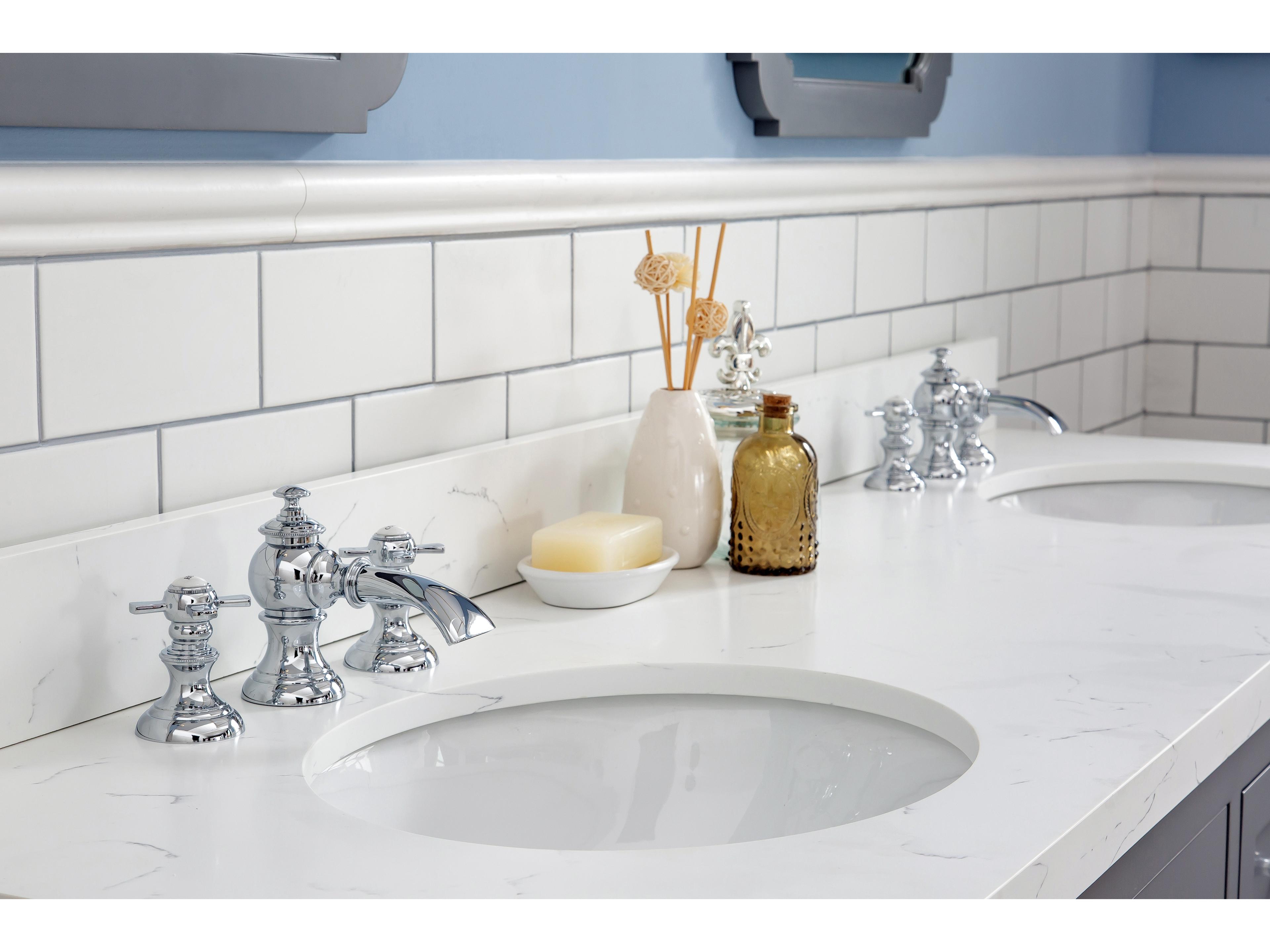 Water Creation Queen Chrome Vanity