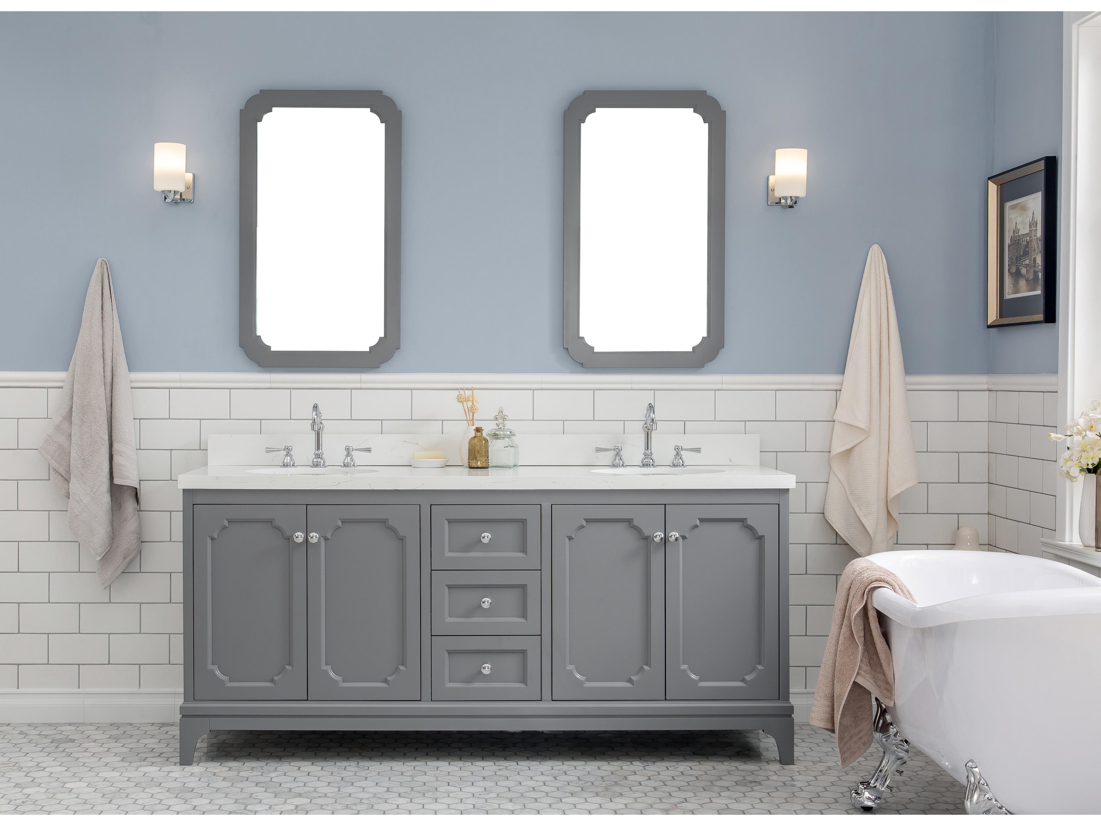 Water Creation Queen Chrome Vanity