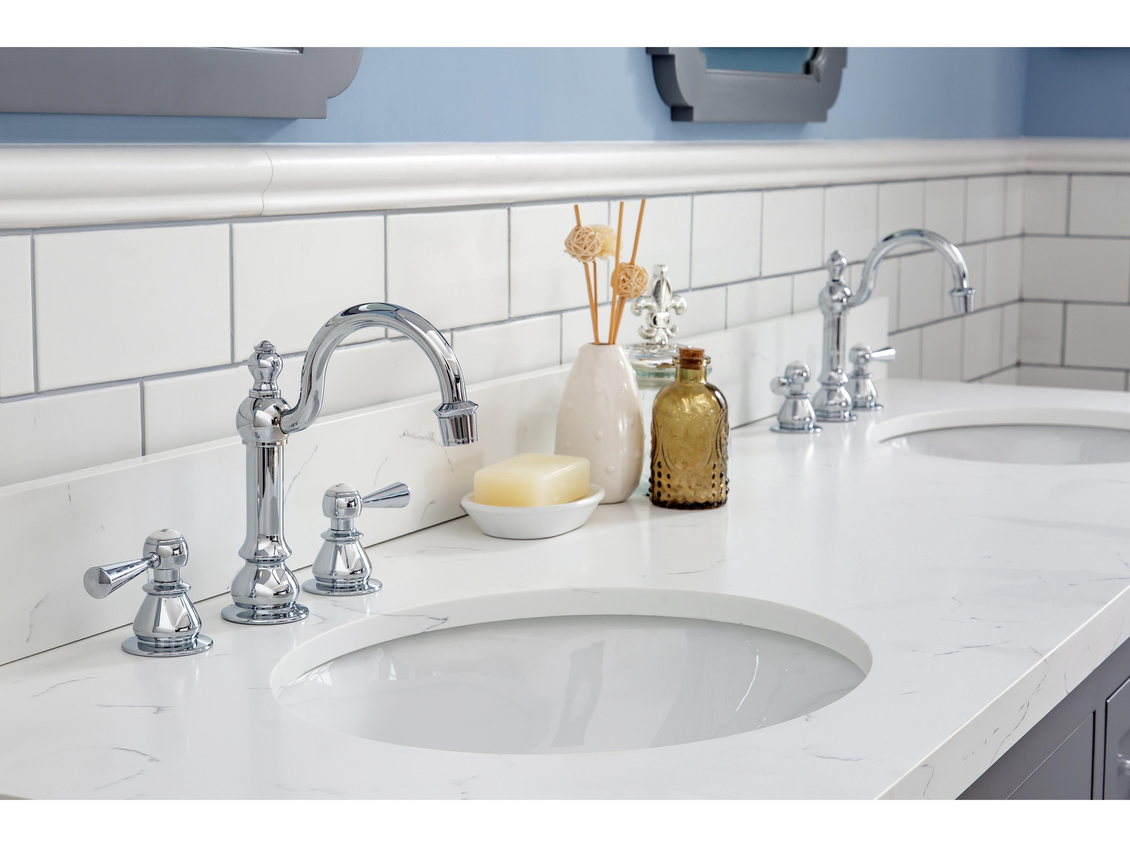 Water Creation Queen Chrome Vanity