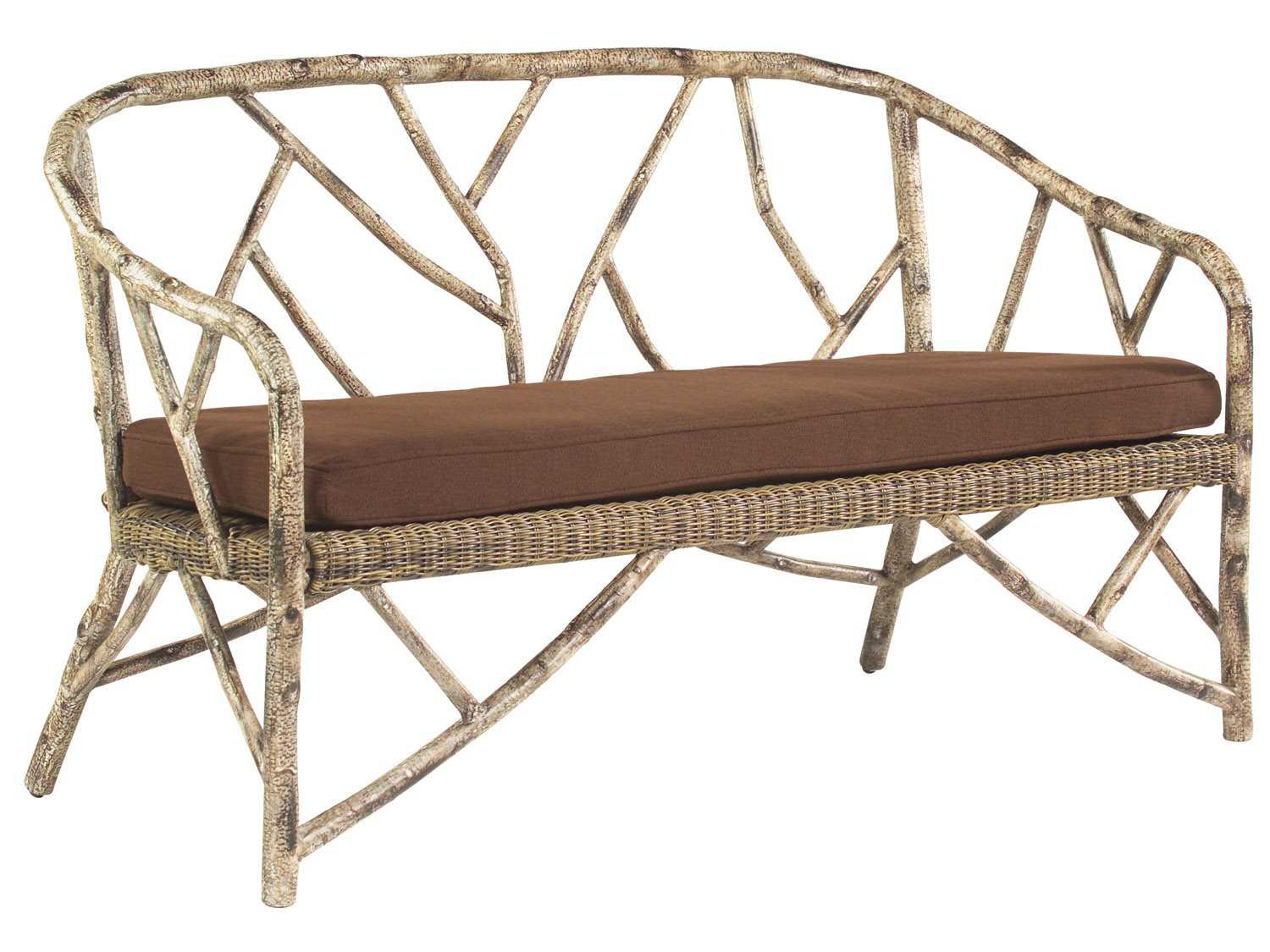 Whitecraft River Run Faux Bois Loveseat Replacement Cushions