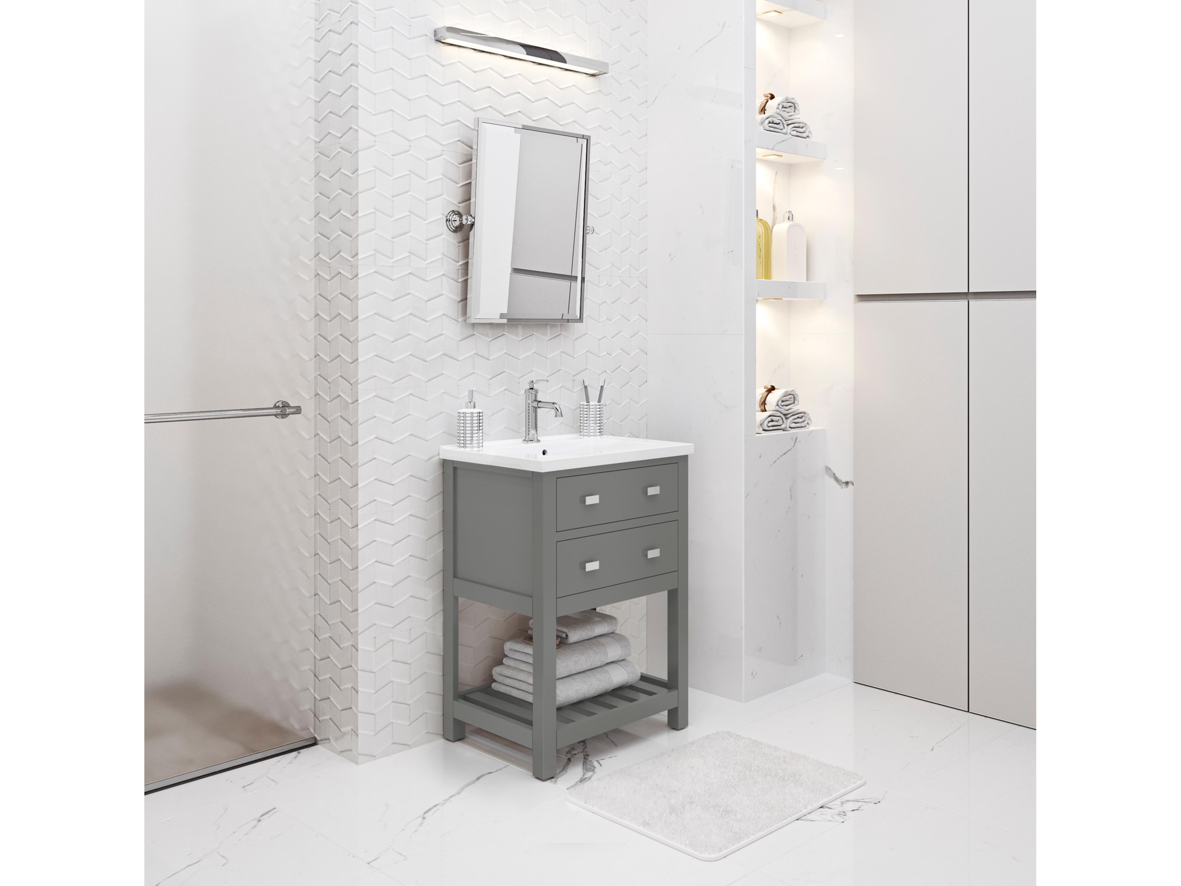 Water Creation Viola Chrome Vanity