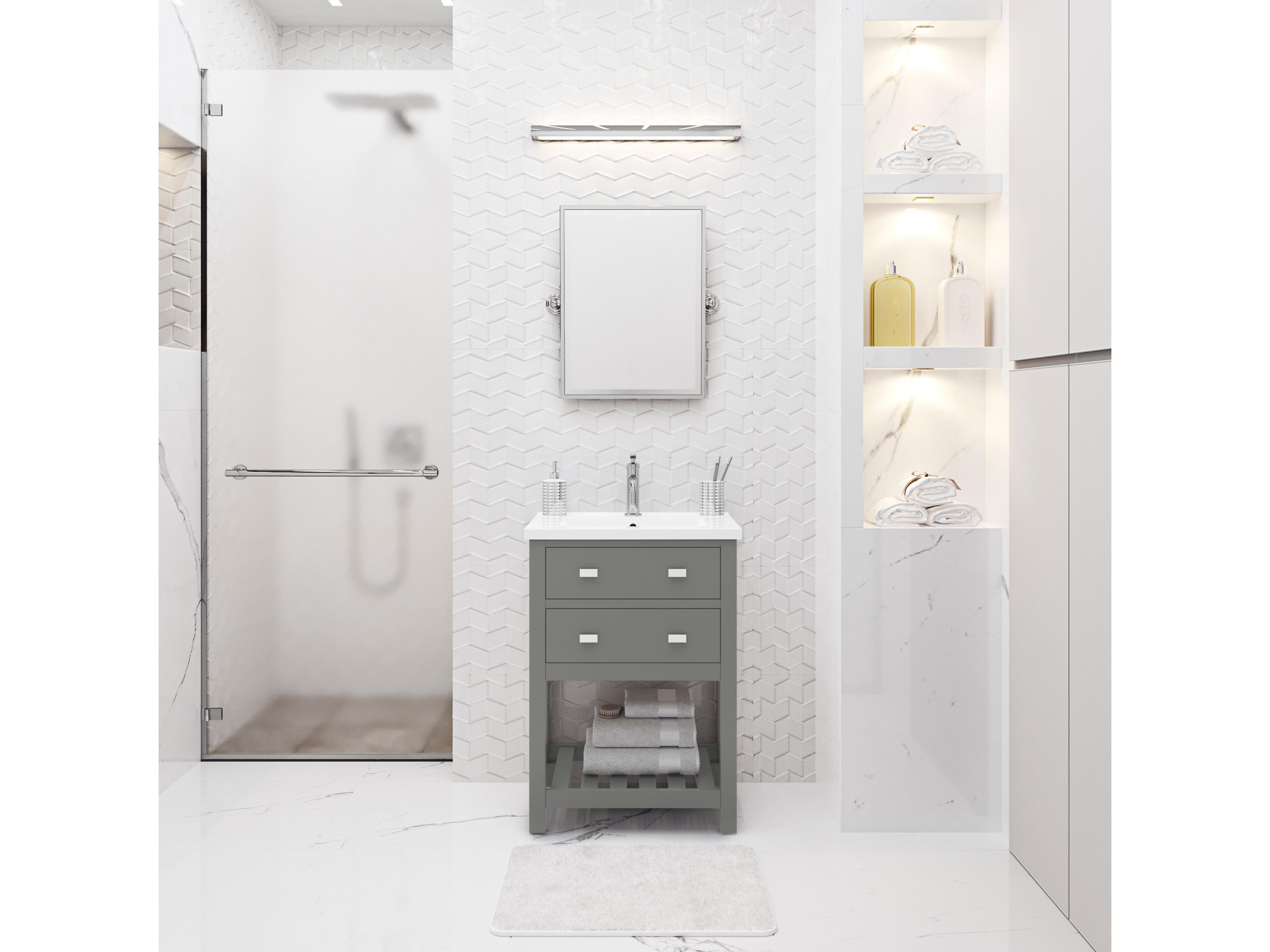 Water Creation Viola Chrome Vanity