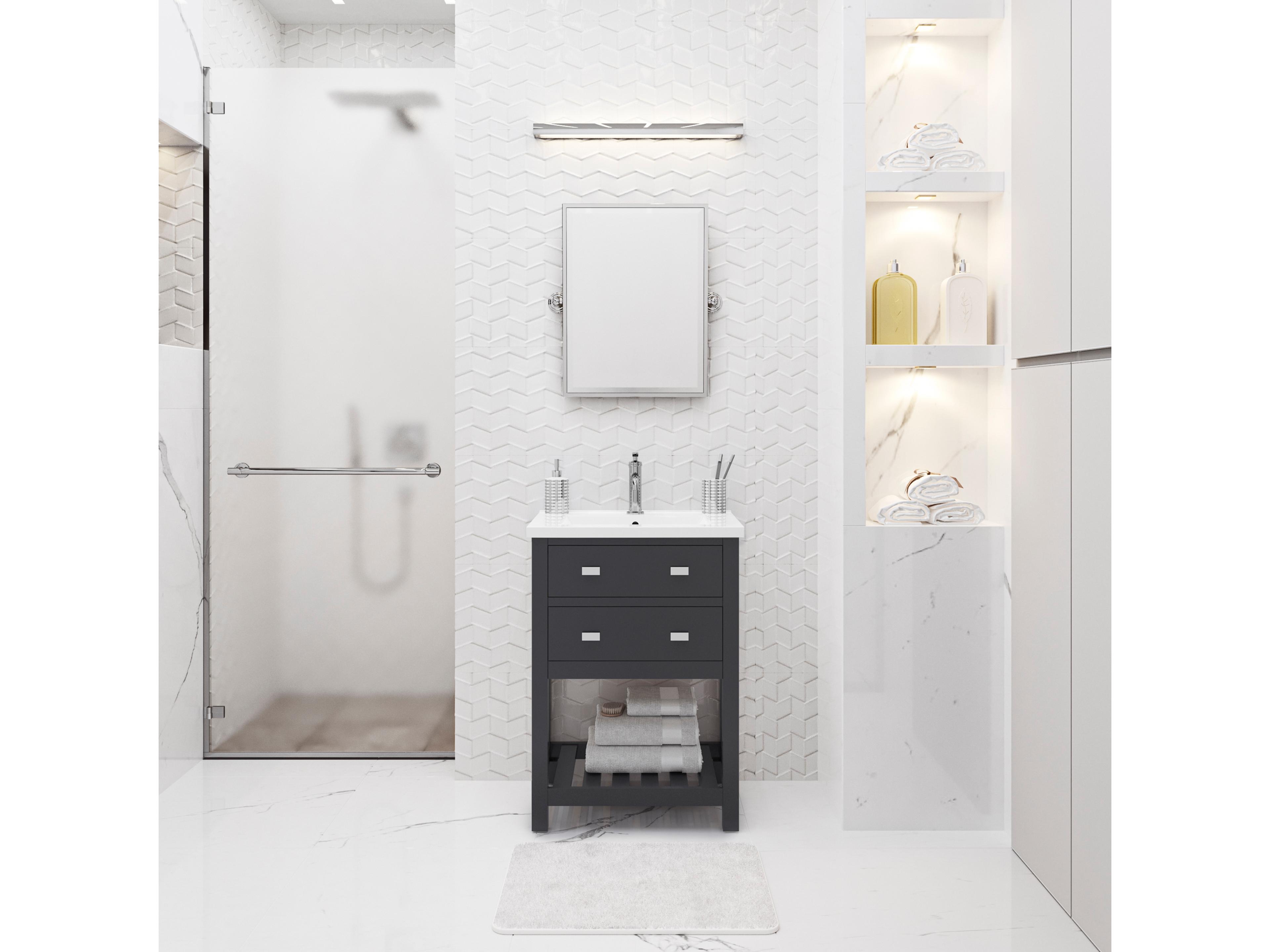 Water Creation Viola Chrome Vanity