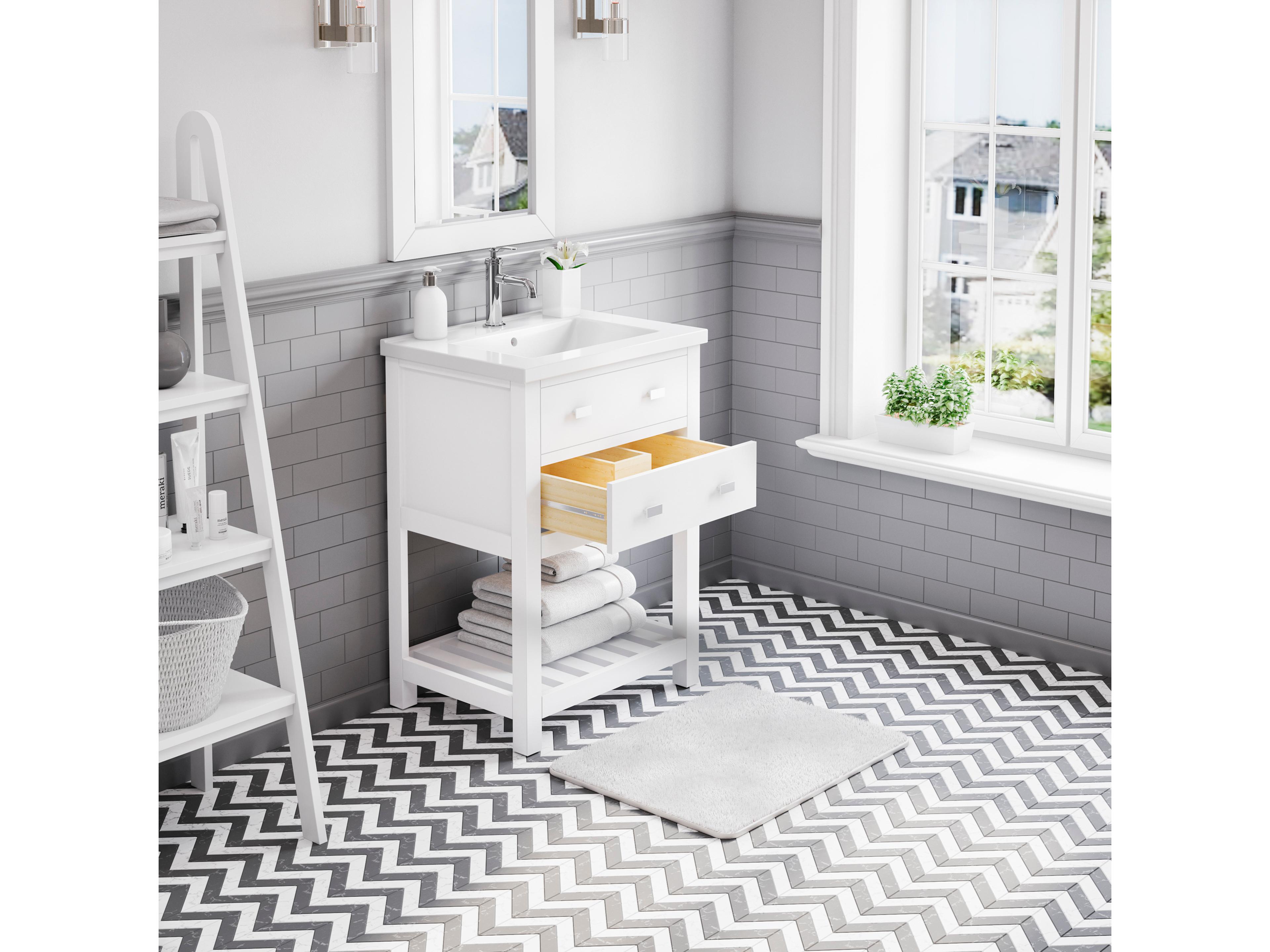 Water Creation Viola Chrome Vanity