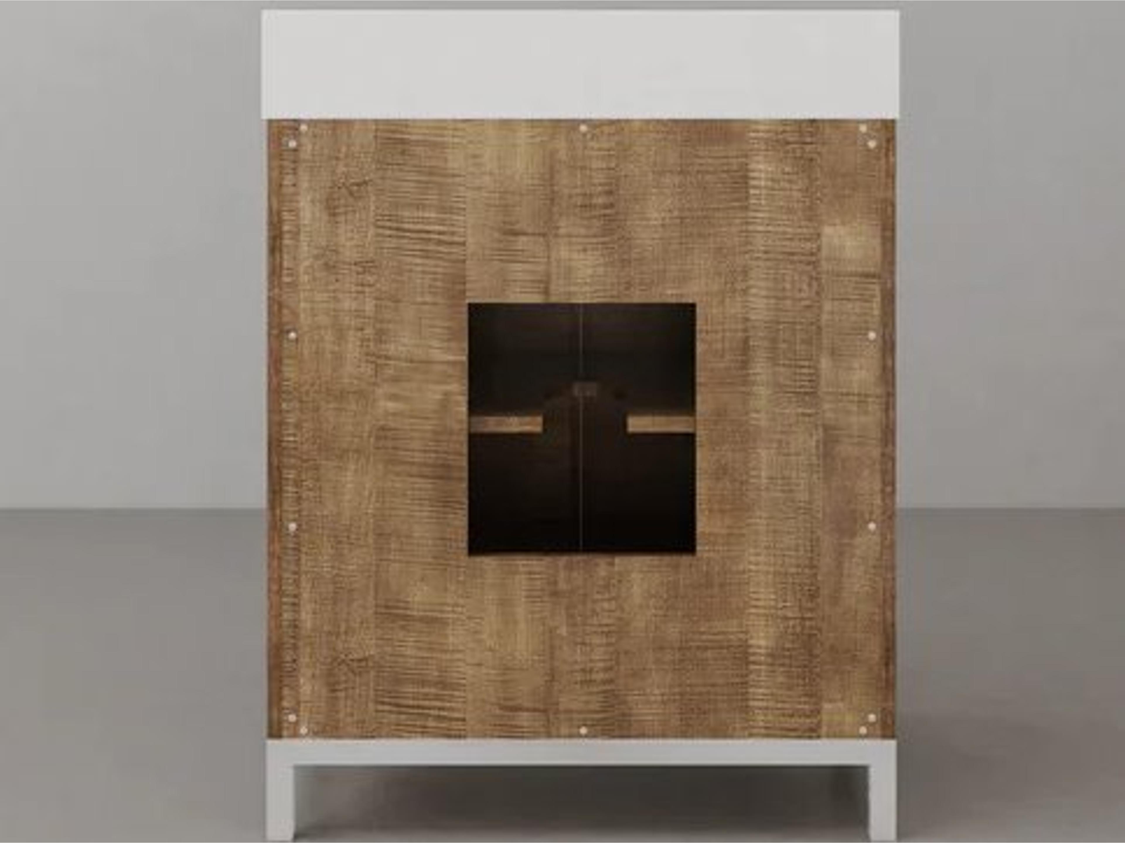 Water Creation Westin Single Sink Whitebrook Quartz Countertop Bath Vanity in Lustrous Walnut