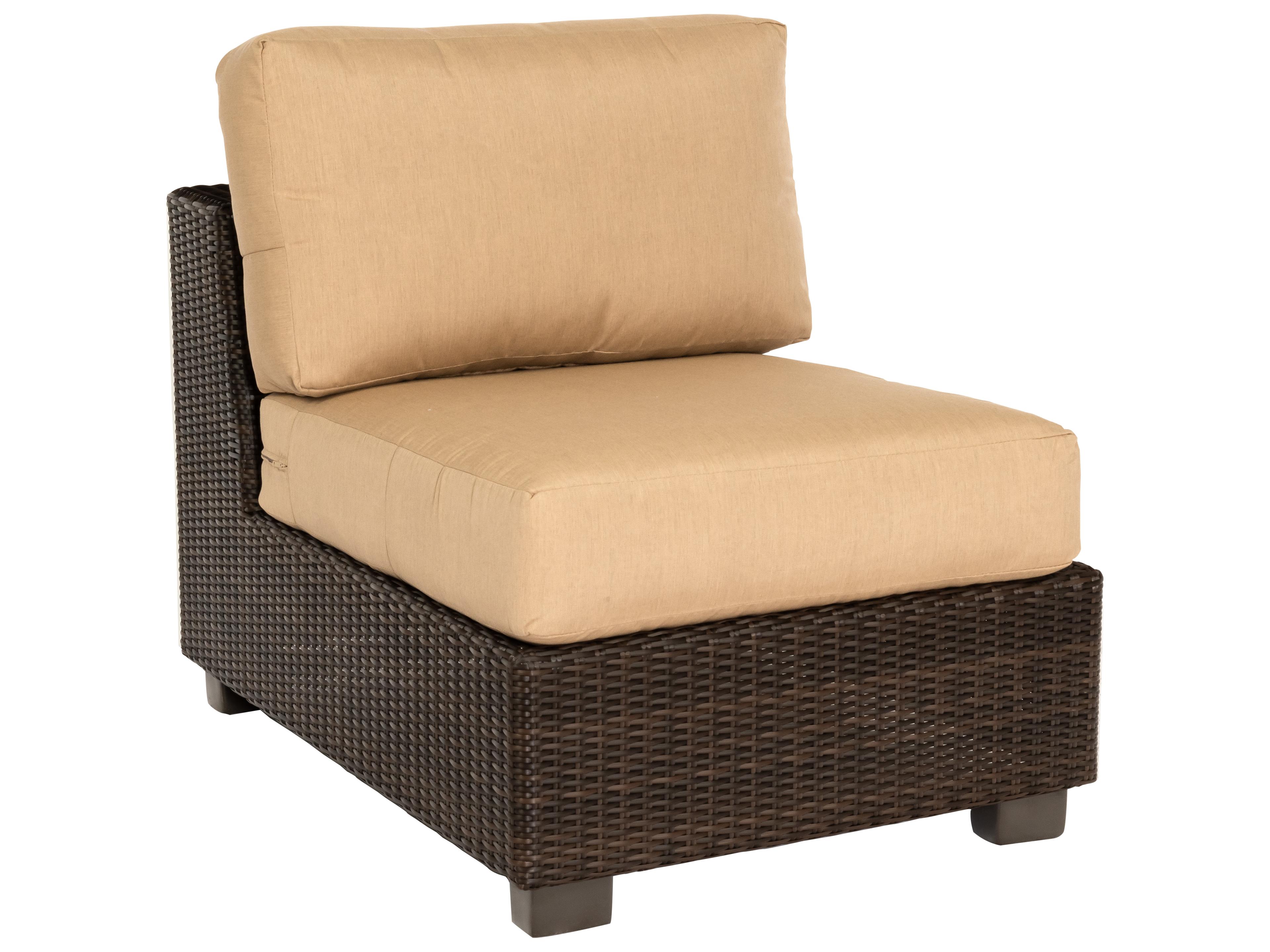 Whitecraft Montecito Wicker Modular Outdoor Lounge Chair