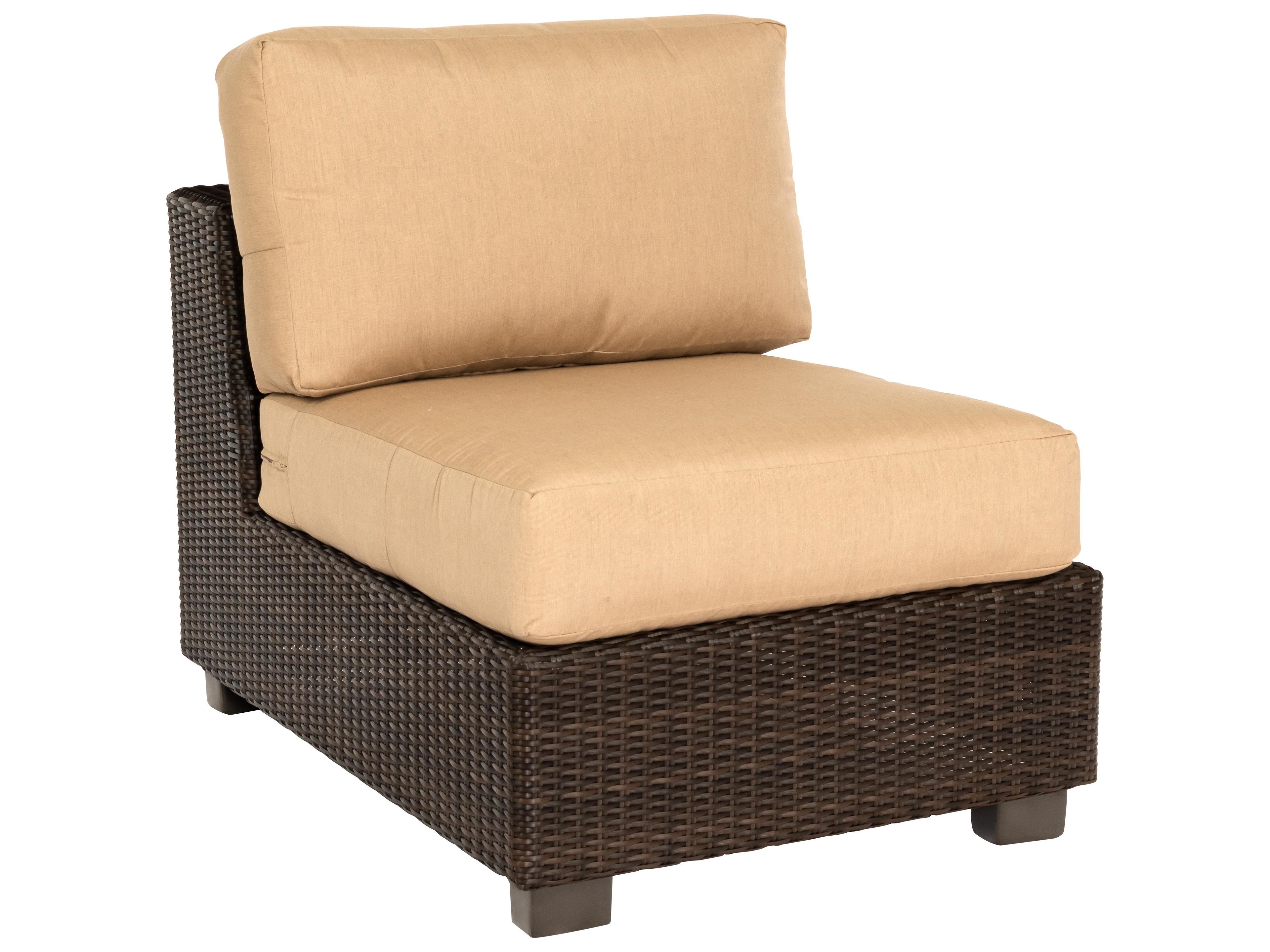 Whitecraft Montecito Wicker Modular Outdoor Lounge Chair