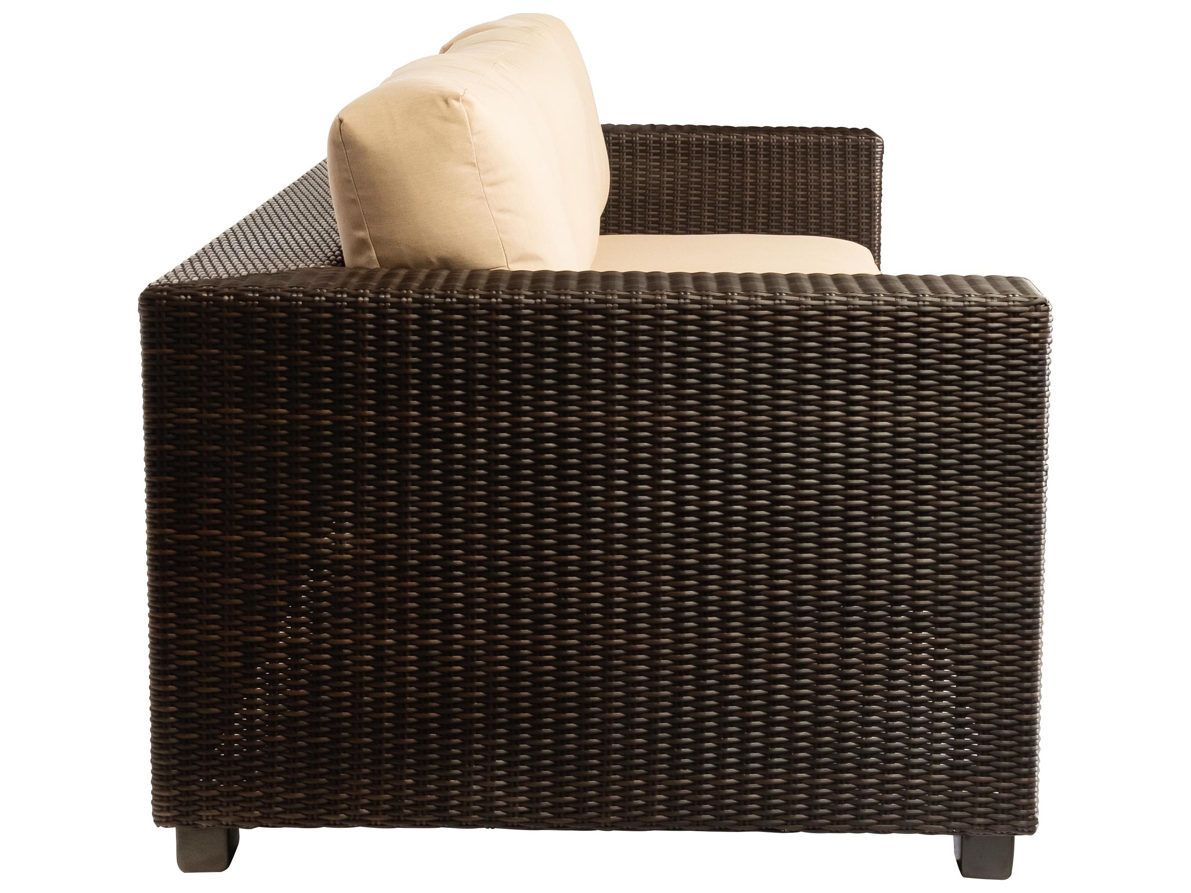 Whitecraft Montecito Wicker Outdoor Patio Sofa