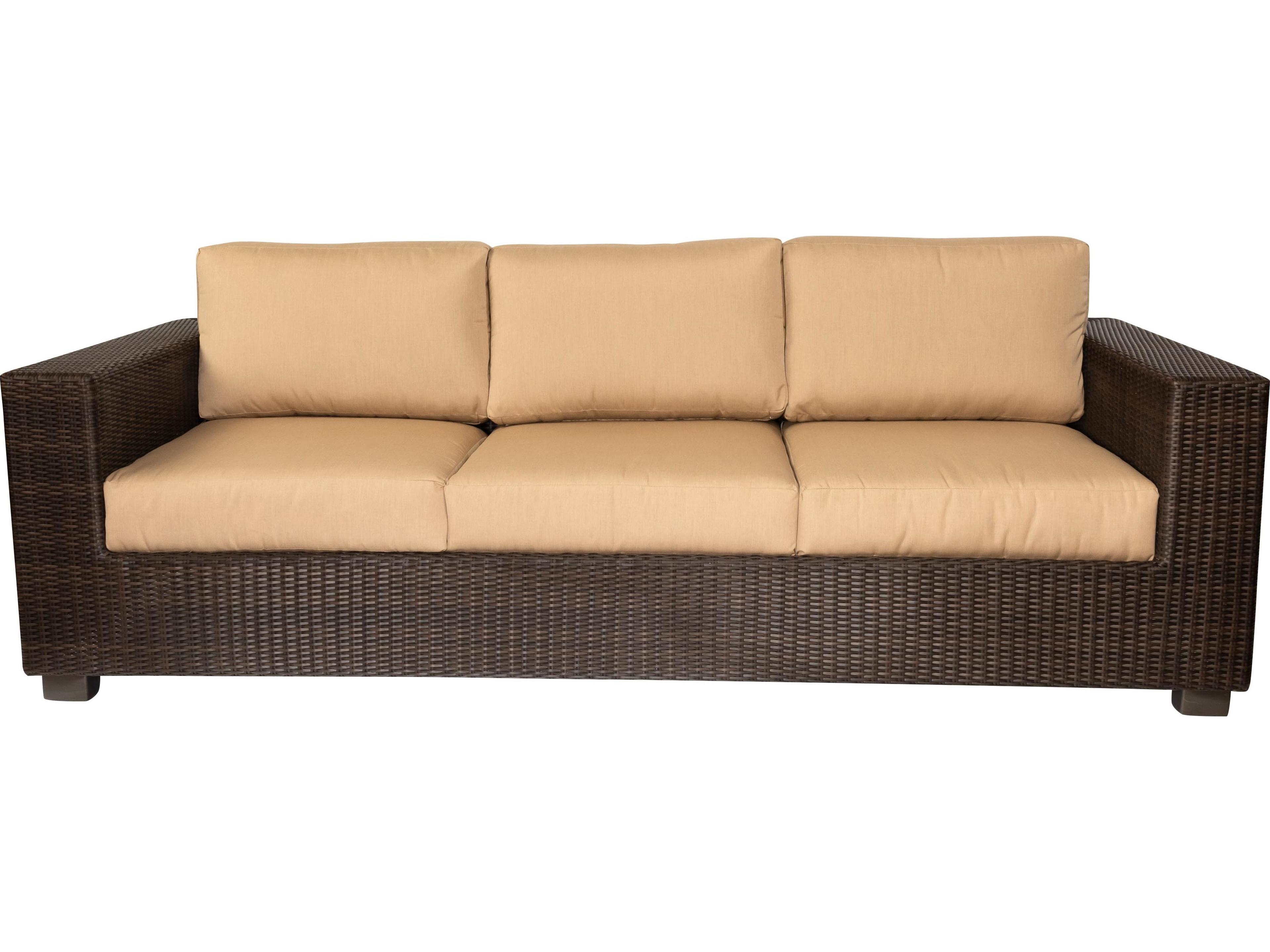 Whitecraft Montecito Wicker Outdoor Patio Sofa
