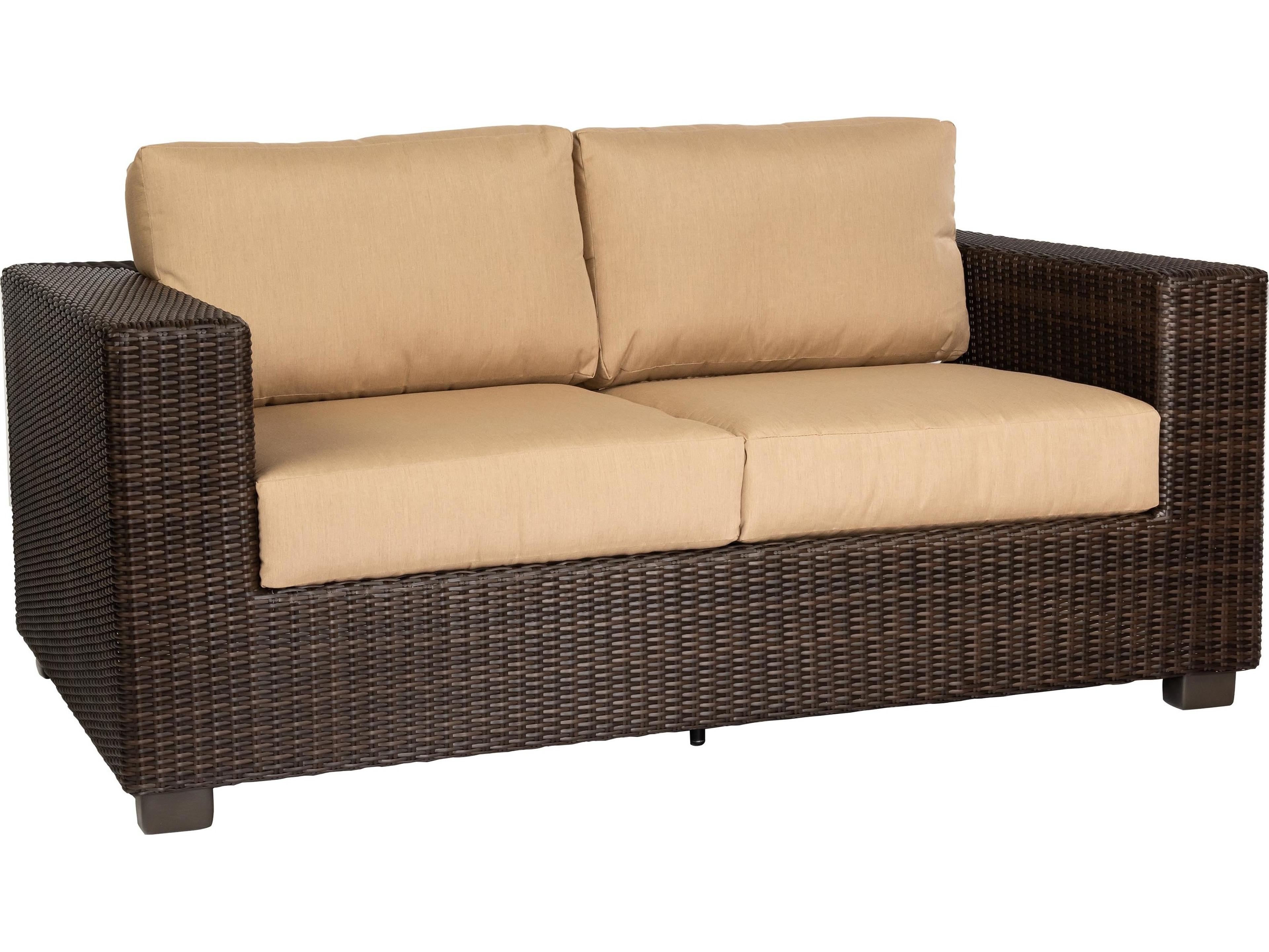 Whitecraft Montecito Wicker Outdoor Patio Loveseat