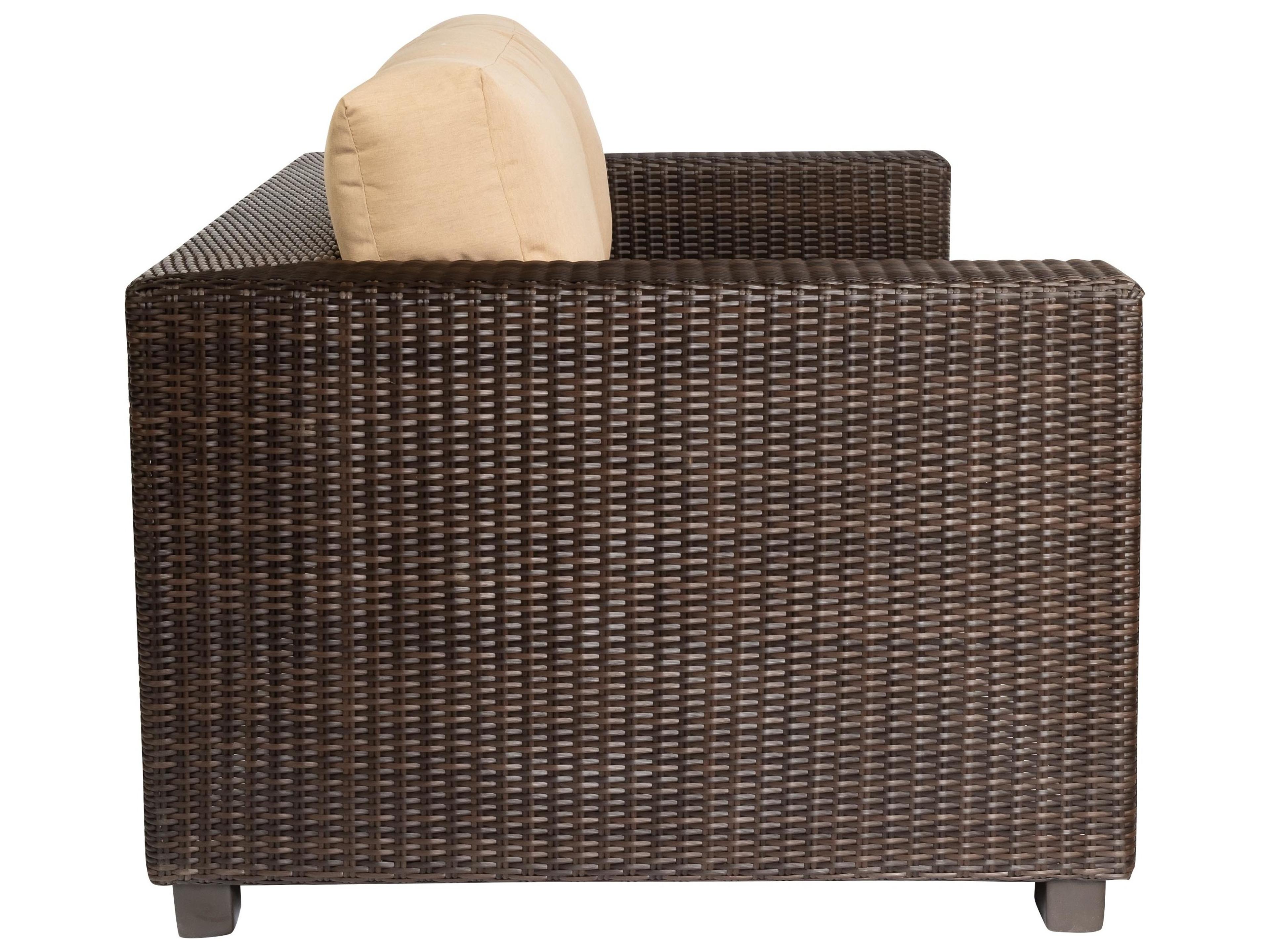 Whitecraft Montecito Wicker Outdoor Patio Loveseat