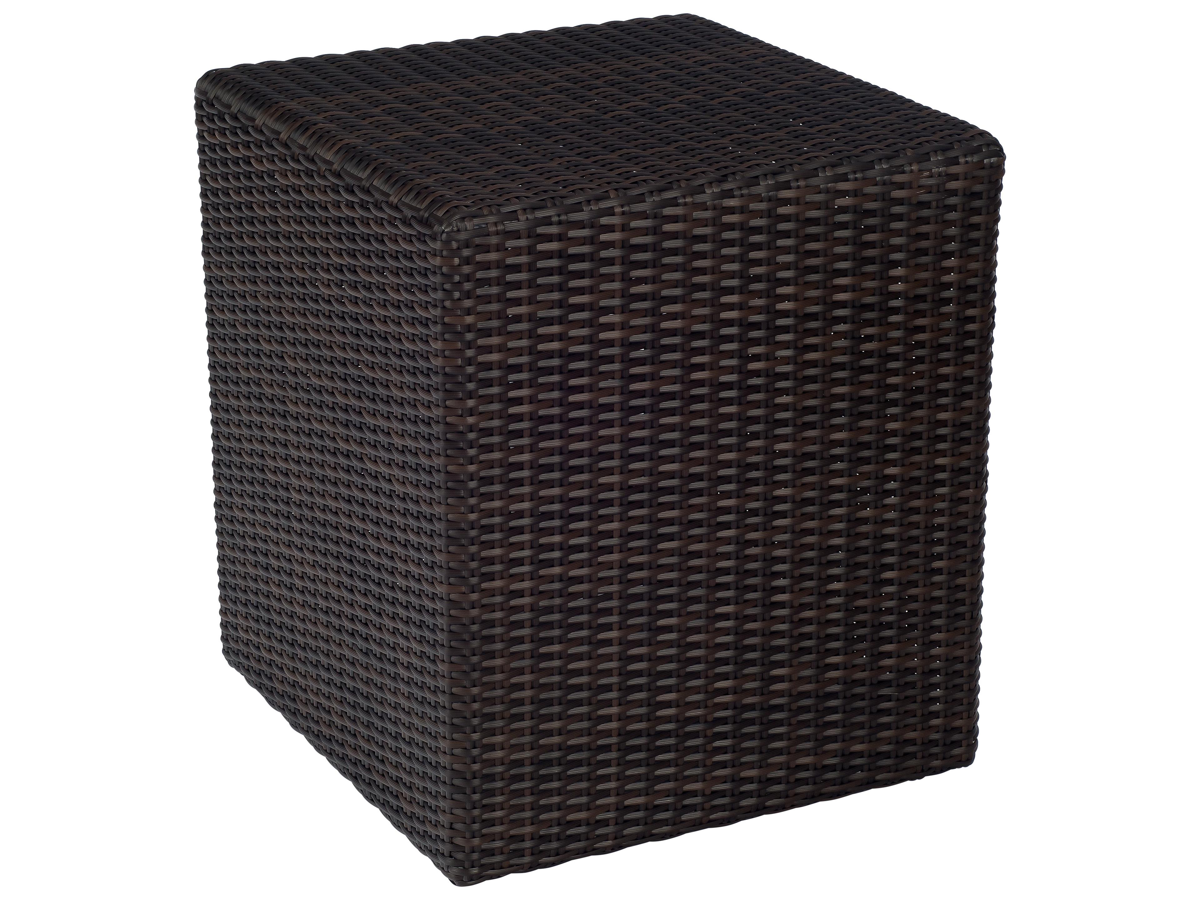 Whitecraft Montecito Wicker Square Bunching Table