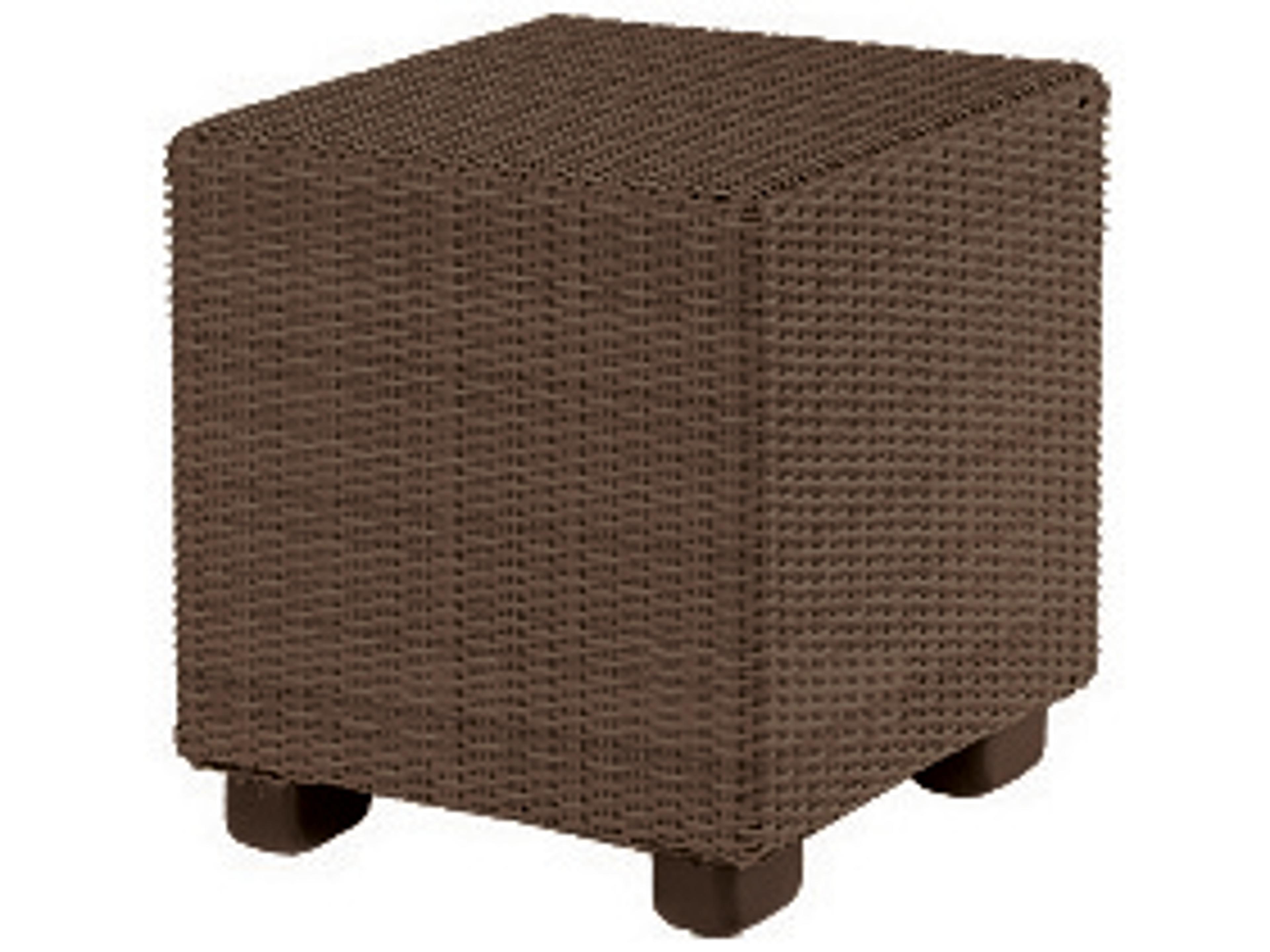 Whitecraft Montecito Wicker Square Bunching Table